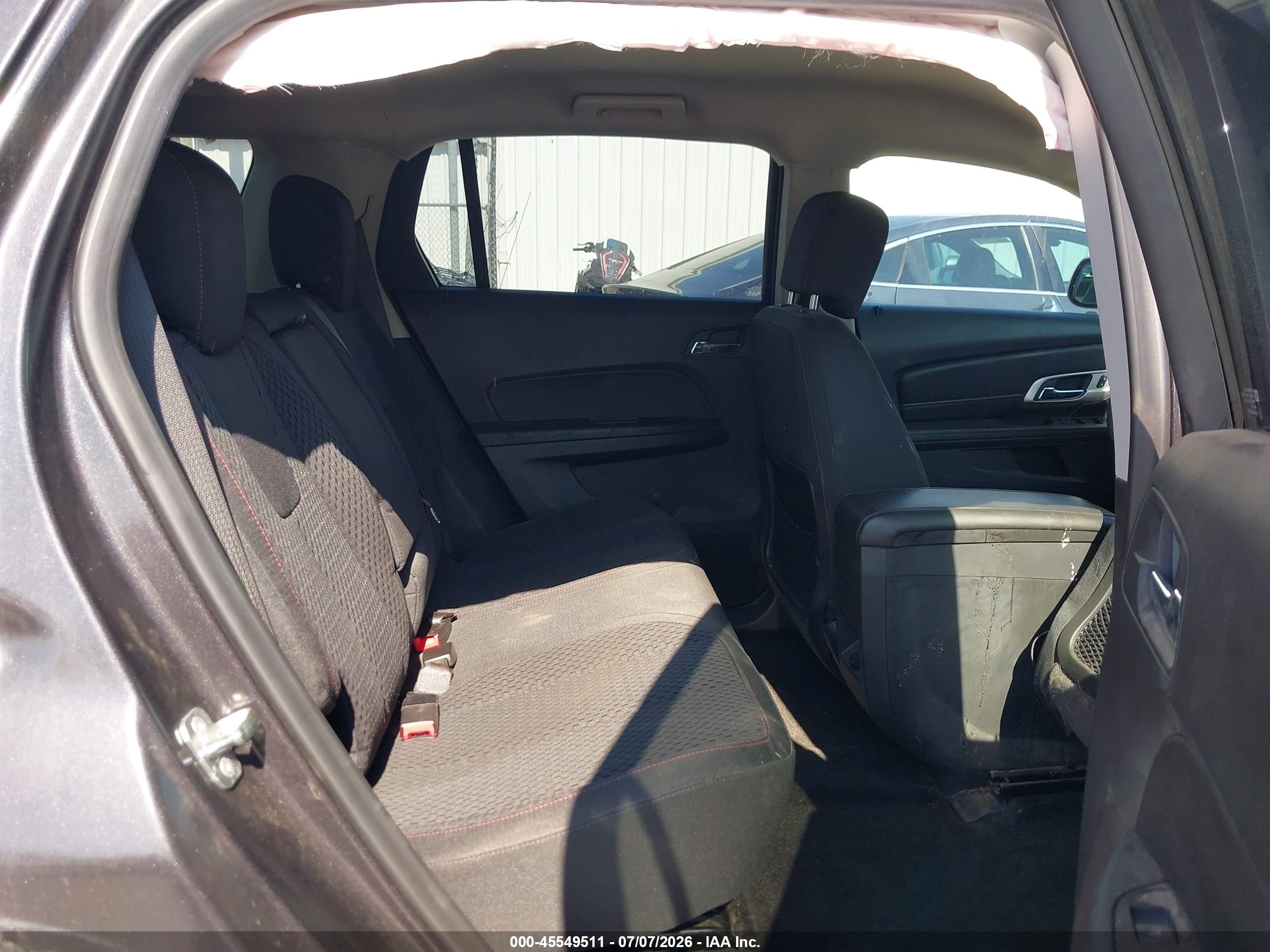2015 Gmc Terrain Sle-1 Black vin: 2GKALMEK9F6400222
