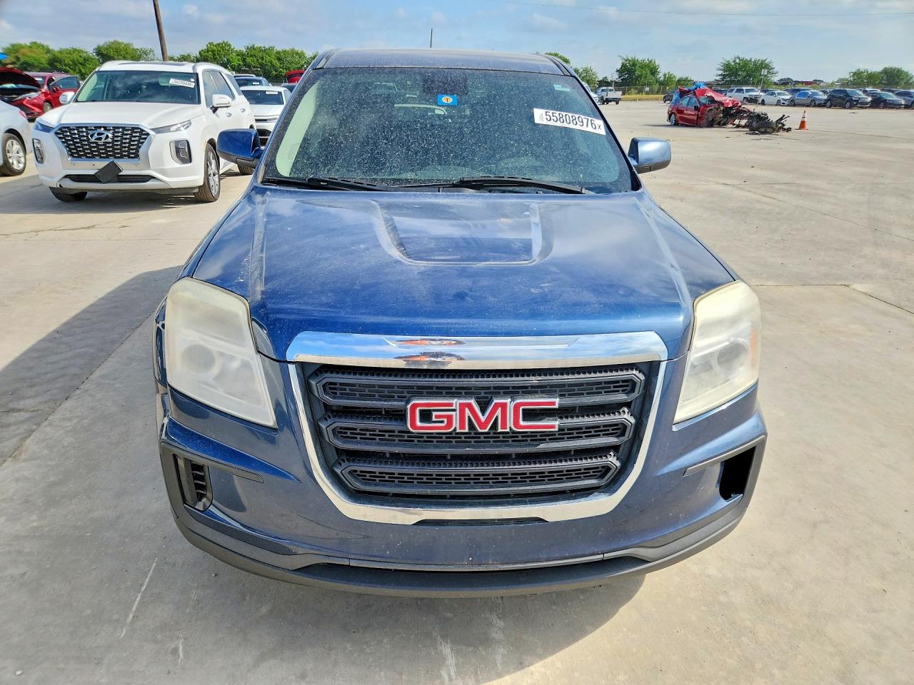 2017 Gmc Terrain Sle Синий vin: 2GKALMEK9H6175044