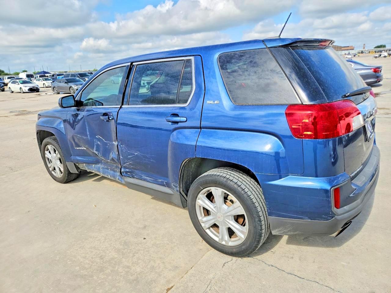 2017 Gmc Terrain Sle Синий vin: 2GKALMEK9H6175044
