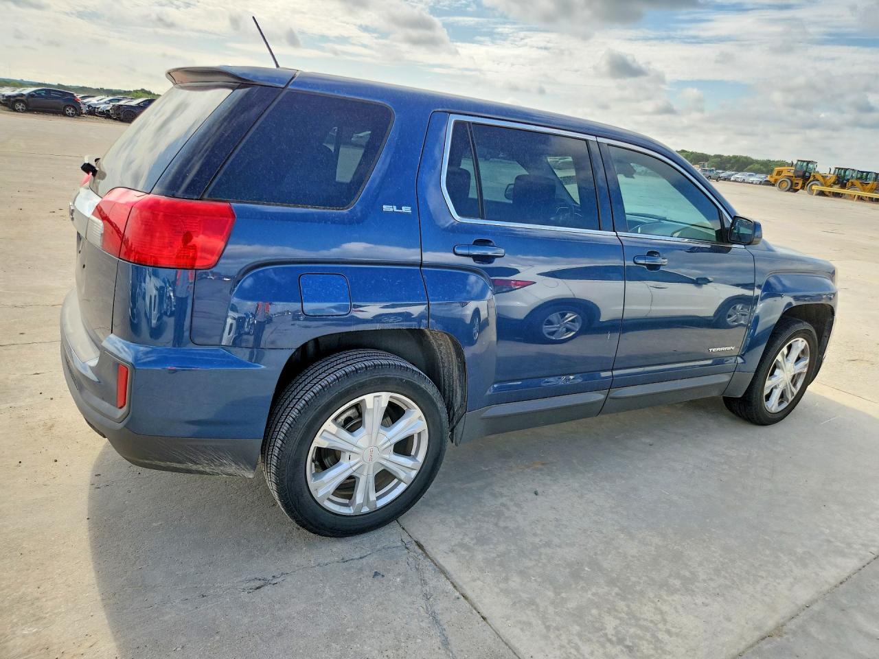2017 Gmc Terrain Sle Синий vin: 2GKALMEK9H6175044