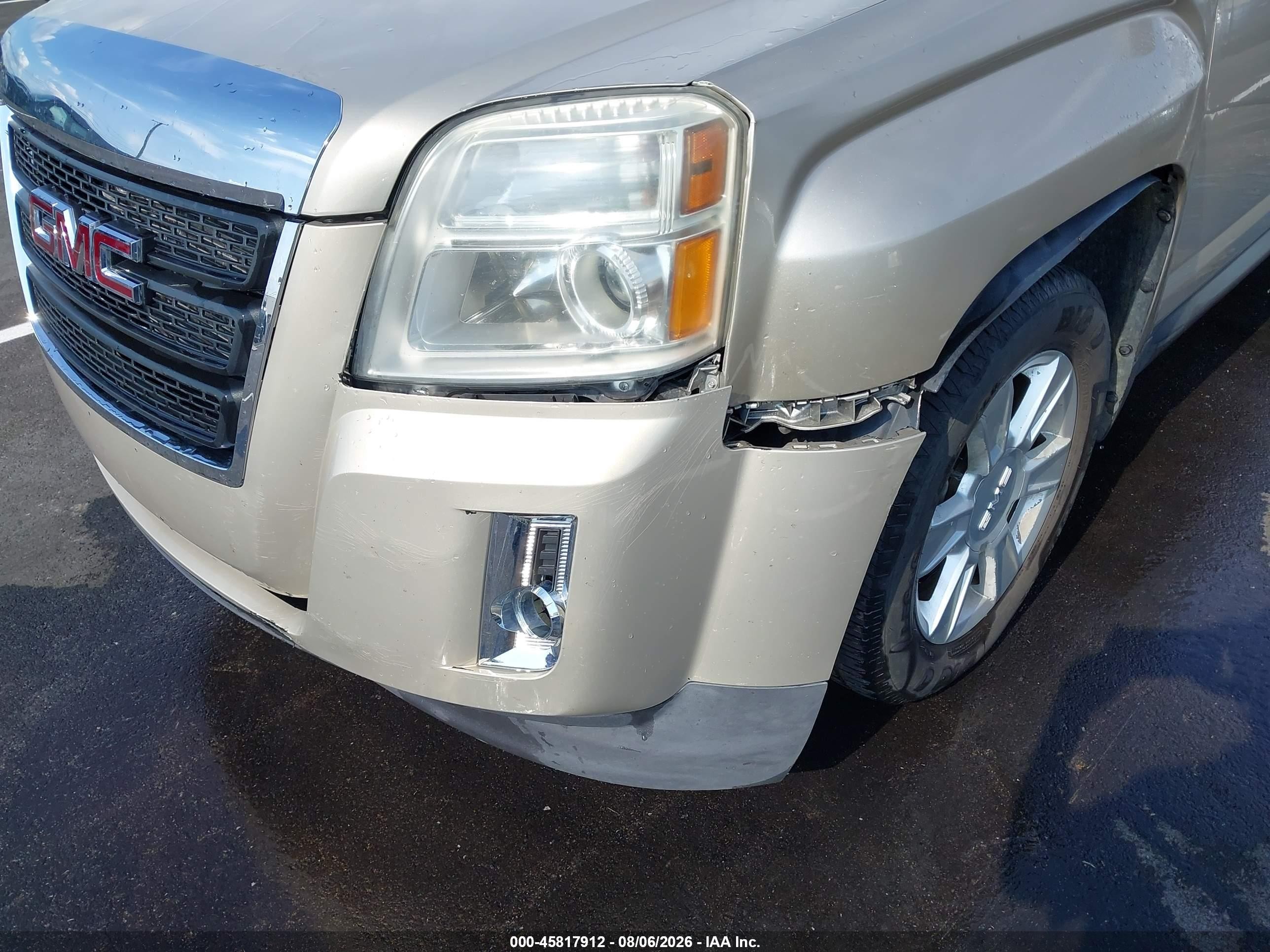 2012 Gmc Terrain Sle-1 Золотой vin: 2GKALMEKXC6212580