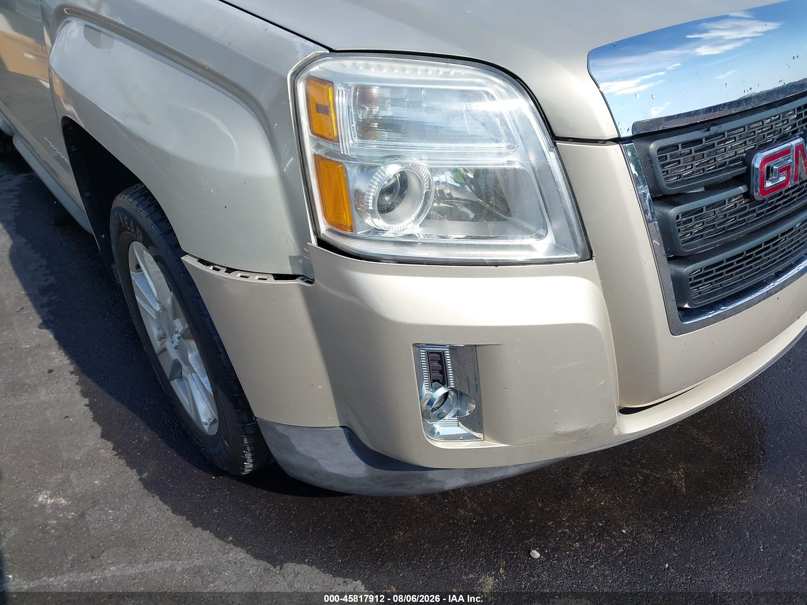 2012 Gmc Terrain Sle-1 Золотой vin: 2GKALMEKXC6212580