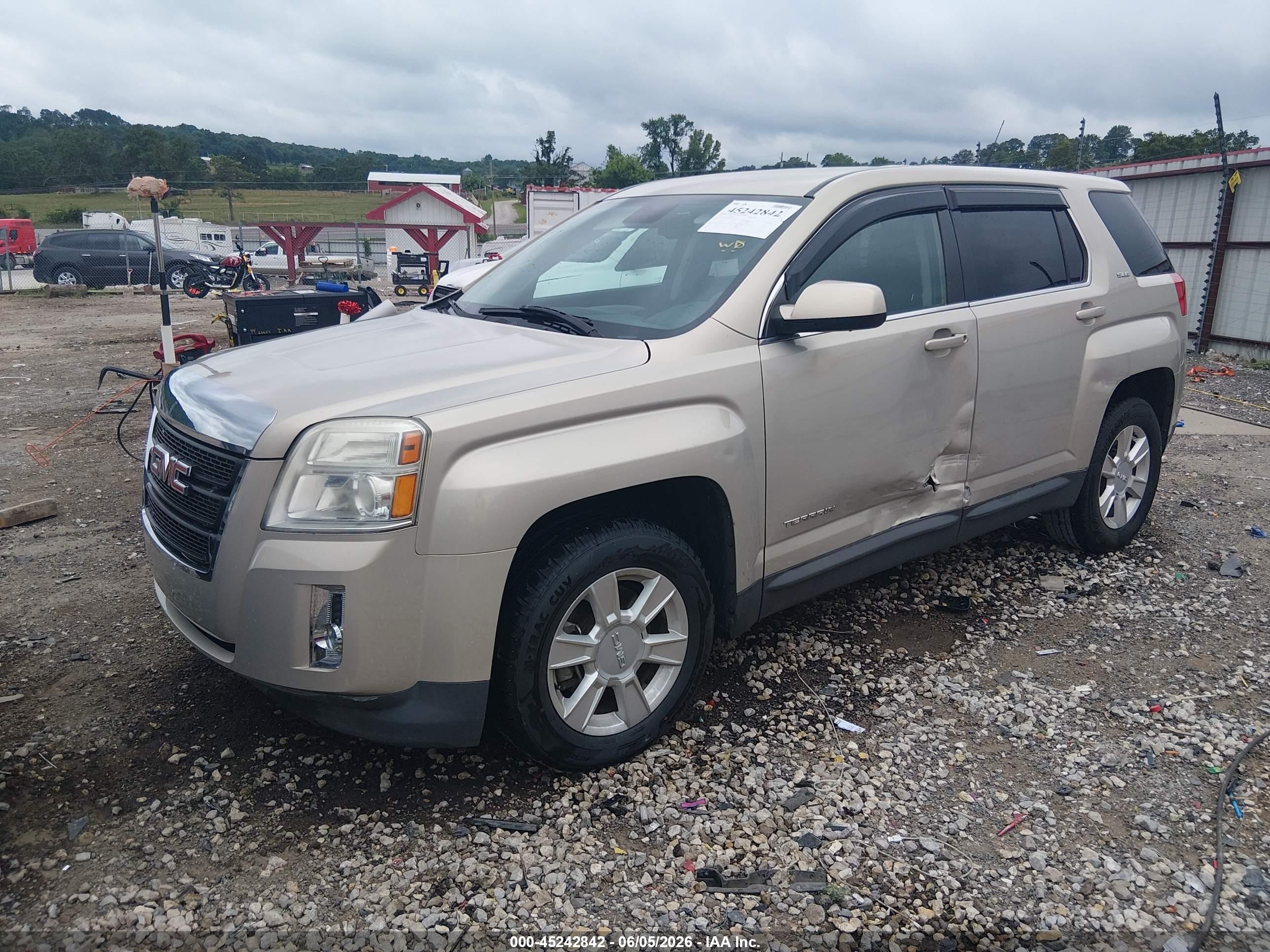 2012 Gmc Terrain Sle-1 Beige vin: 2GKALMEKXC6338941