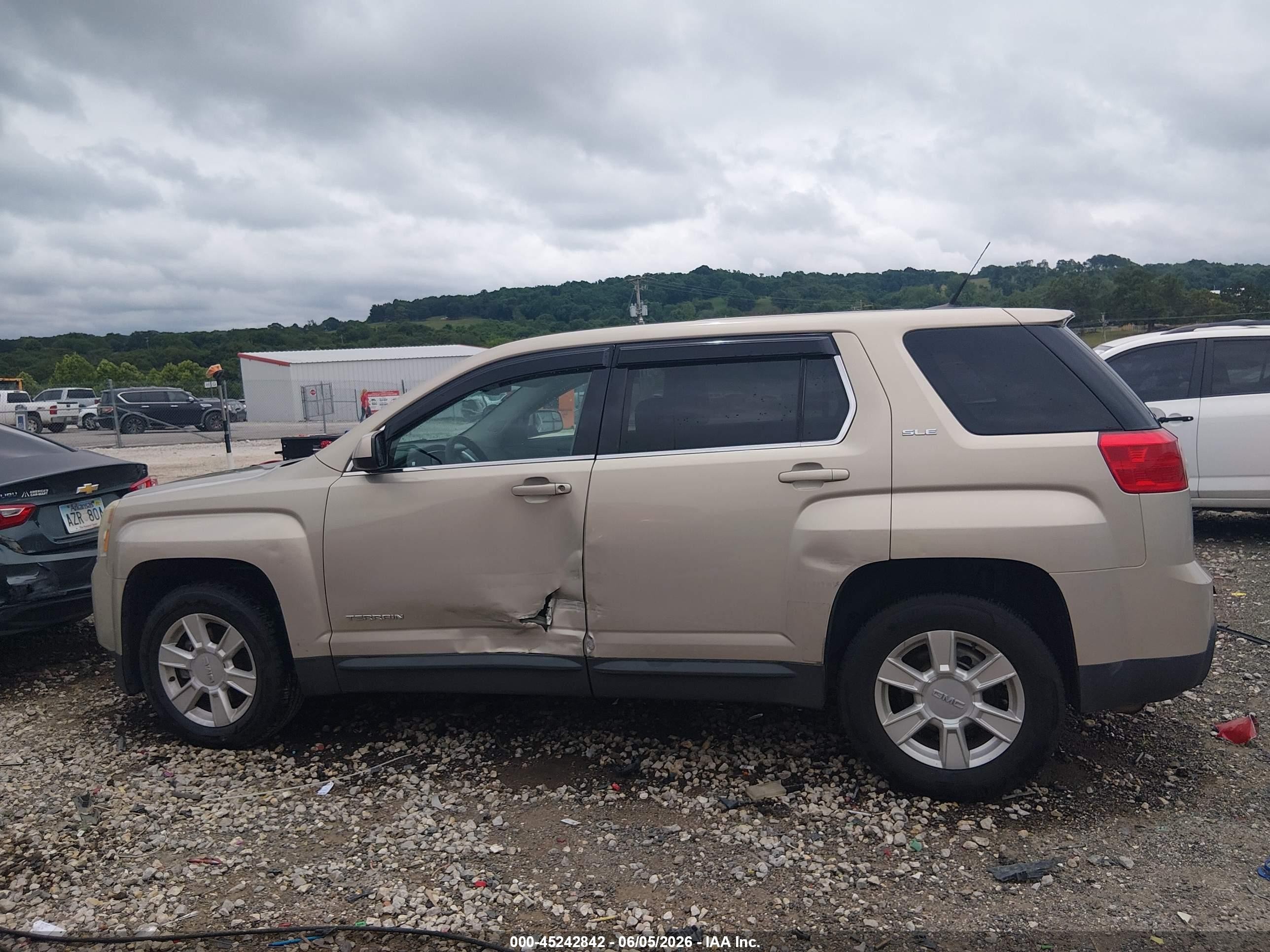 2012 Gmc Terrain Sle-1 Beige vin: 2GKALMEKXC6338941