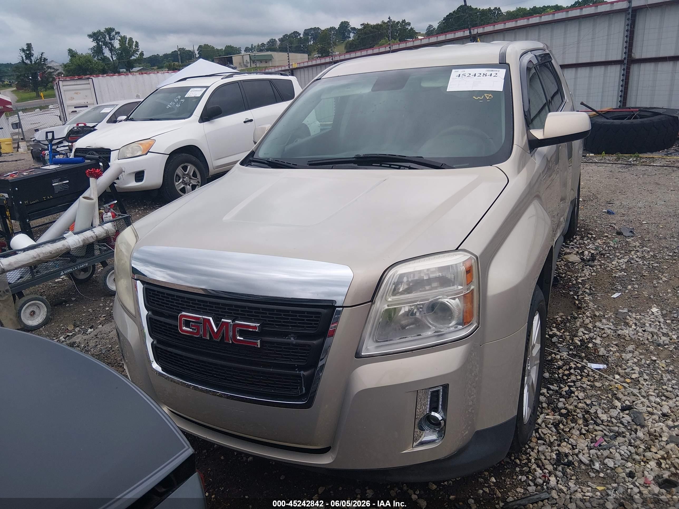 2012 Gmc Terrain Sle-1 Beige vin: 2GKALMEKXC6338941