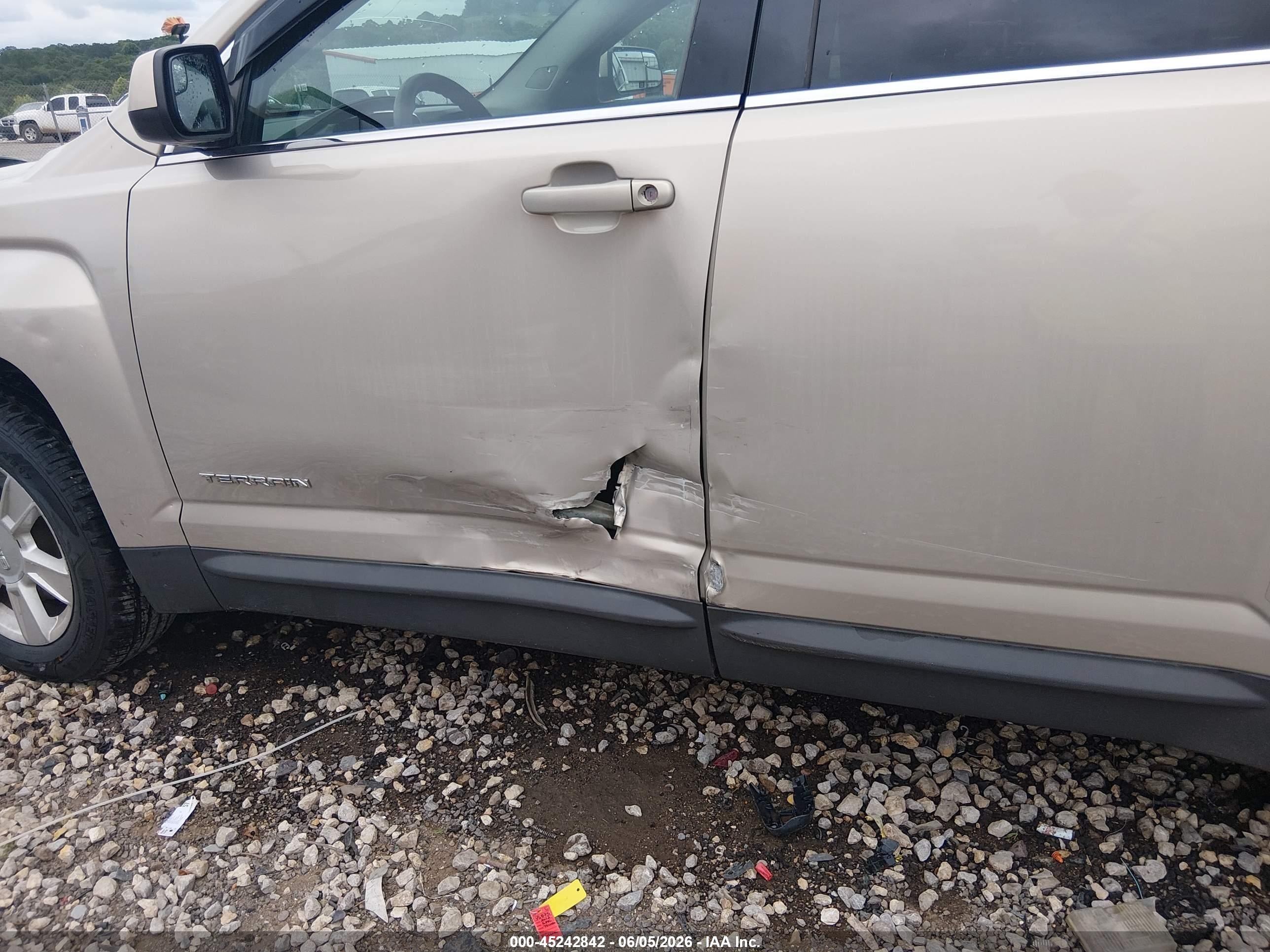 2012 Gmc Terrain Sle-1 Beige vin: 2GKALMEKXC6338941