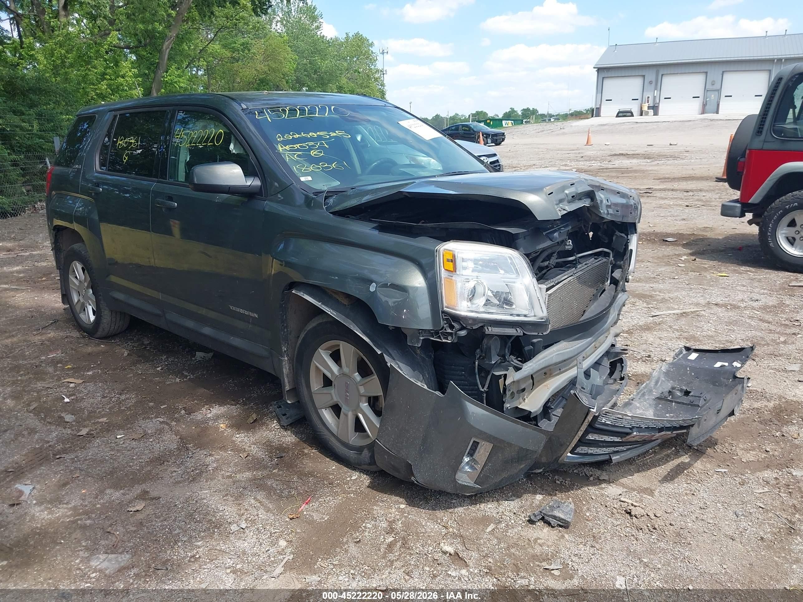 2013 Gmc Terrain Sle-1 Серый vin: 2GKALMEKXD6180361