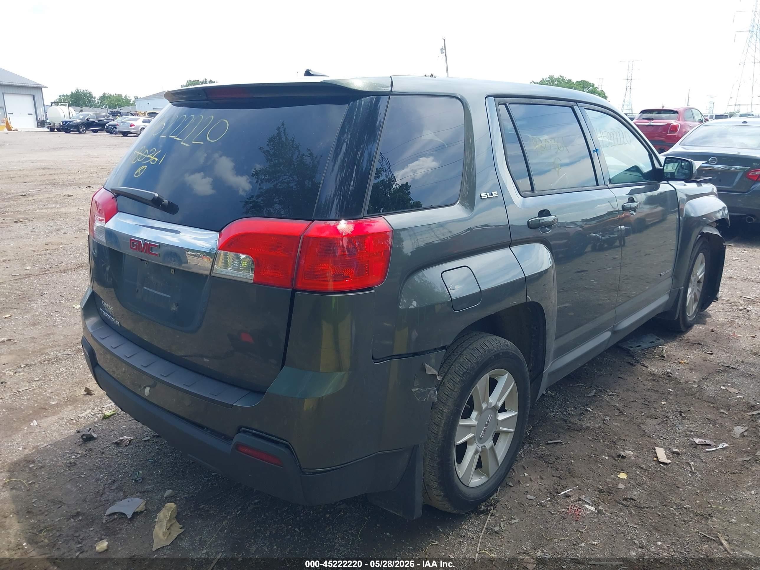 2013 Gmc Terrain Sle-1 Серый vin: 2GKALMEKXD6180361