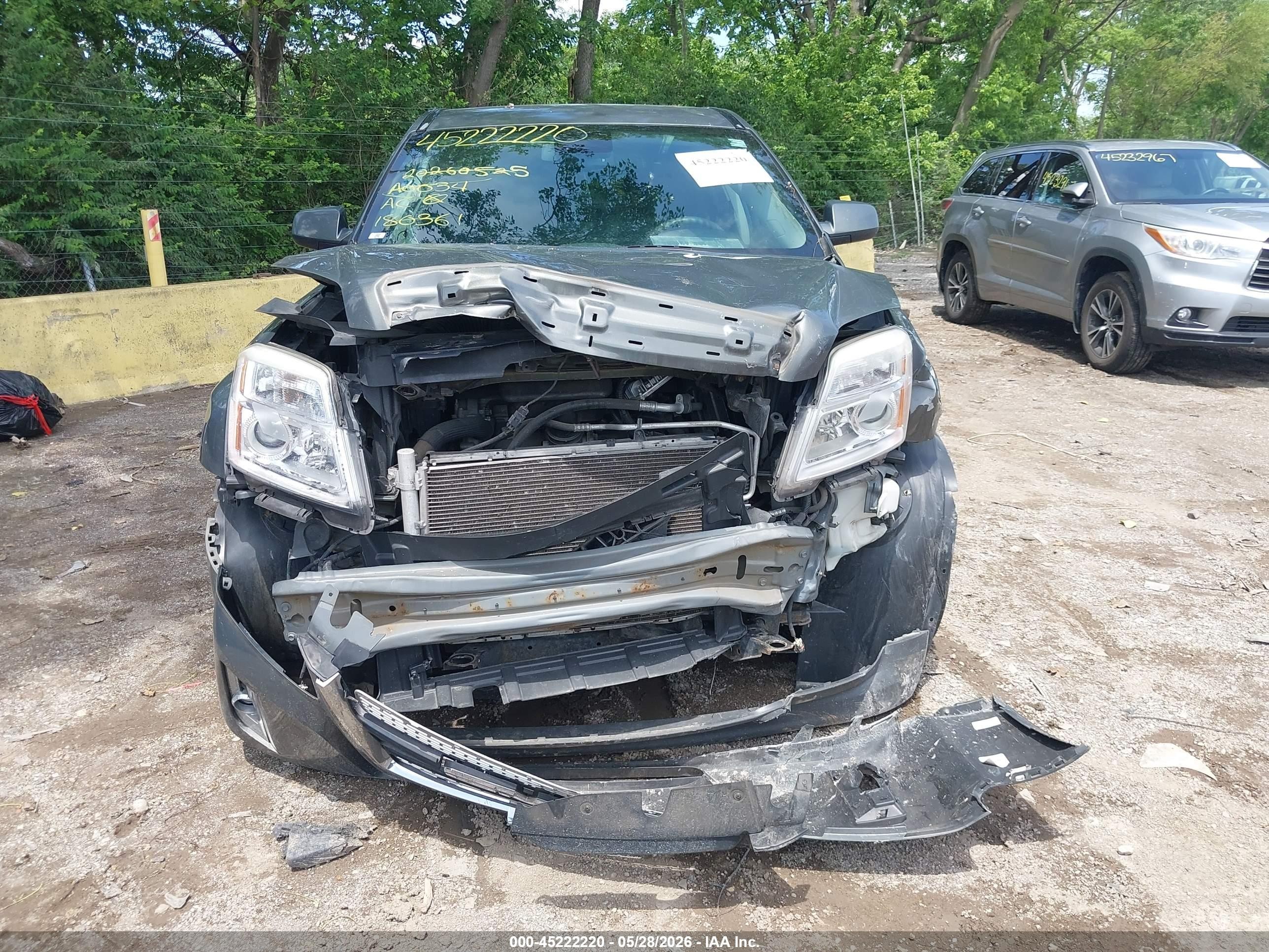 2013 Gmc Terrain Sle-1 Серый vin: 2GKALMEKXD6180361