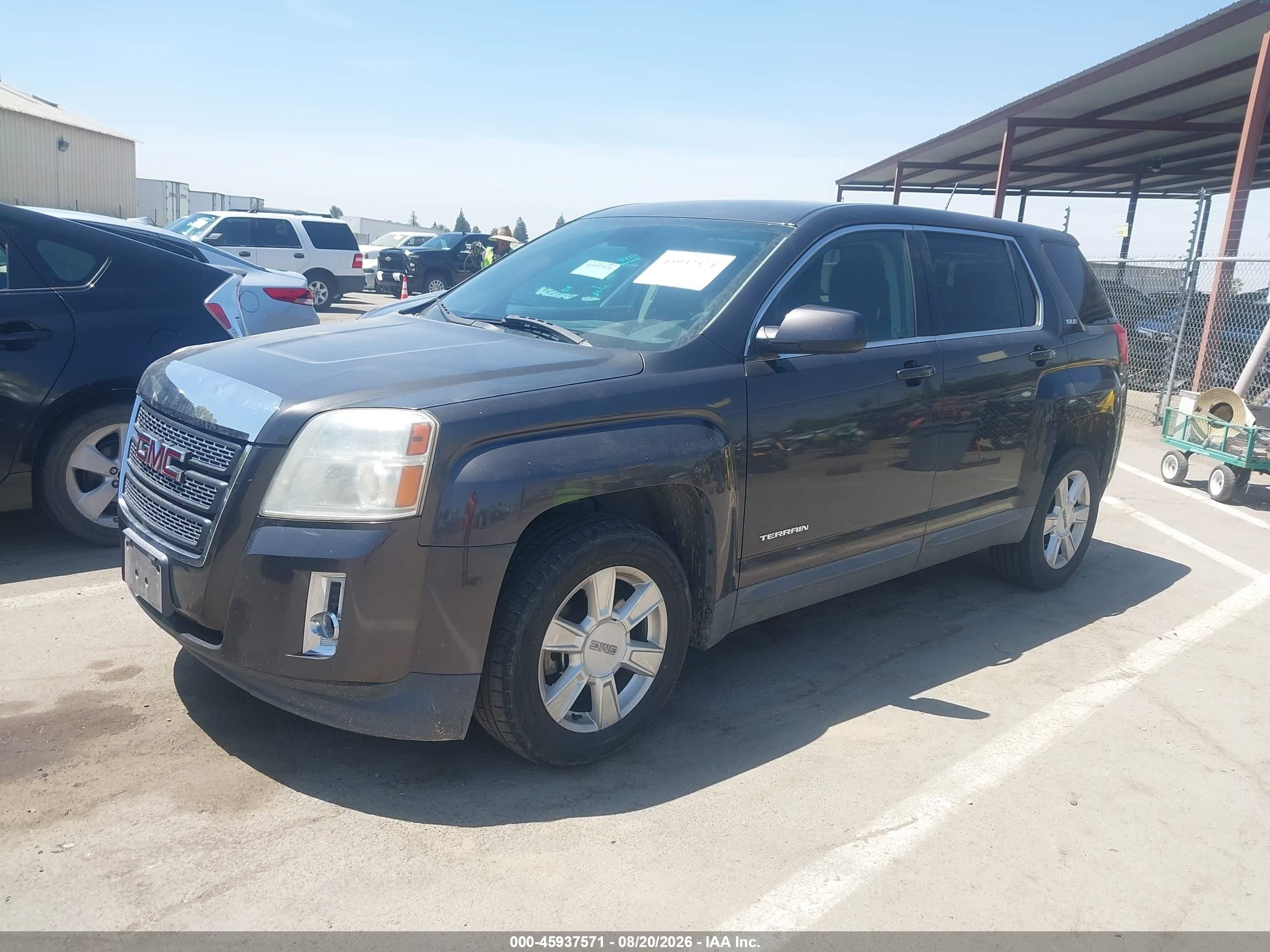 2013 Gmc Terrain Sle-1 Gray vin: 2GKALMEKXD6203721