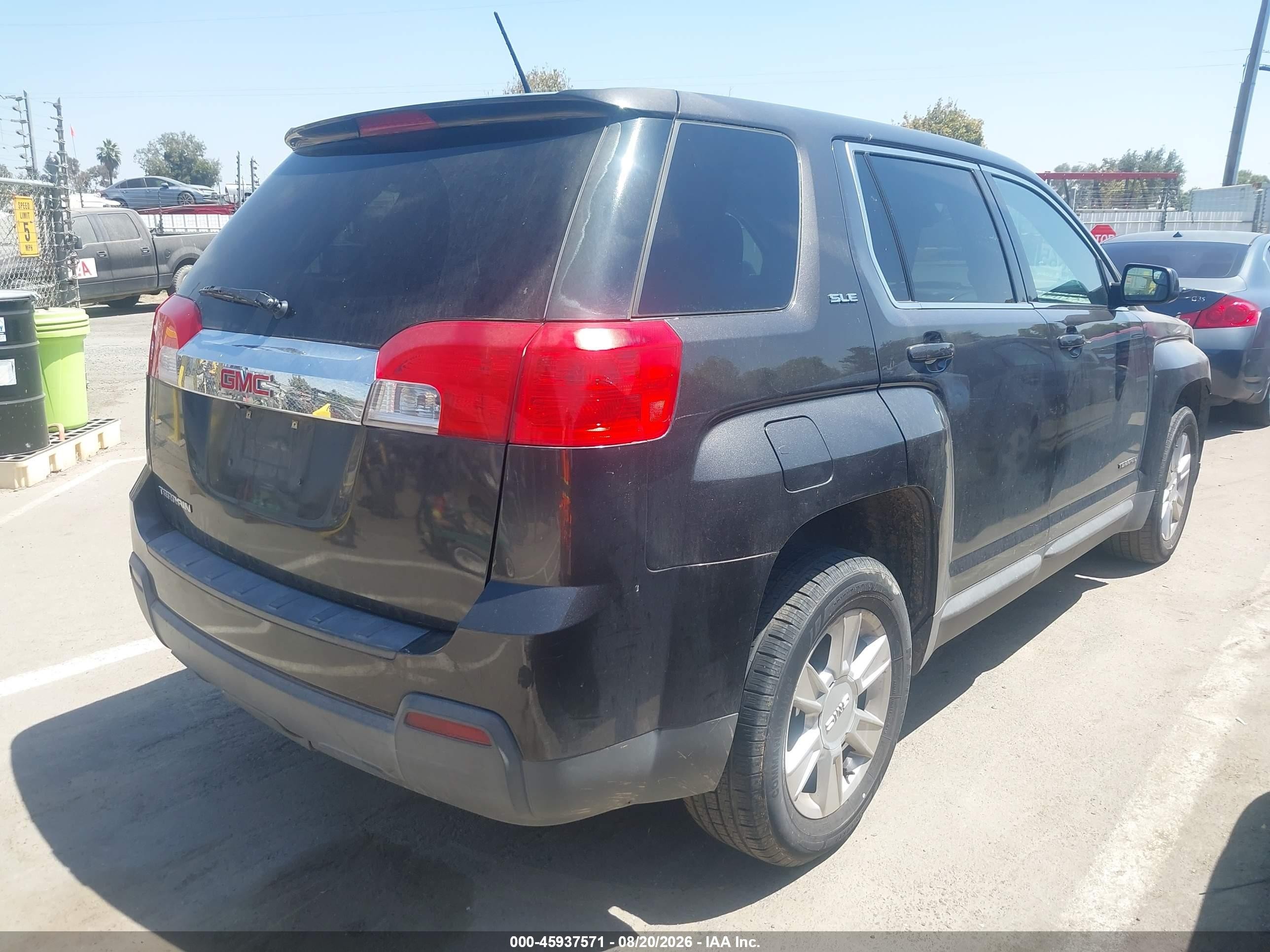2013 Gmc Terrain Sle-1 Gray vin: 2GKALMEKXD6203721