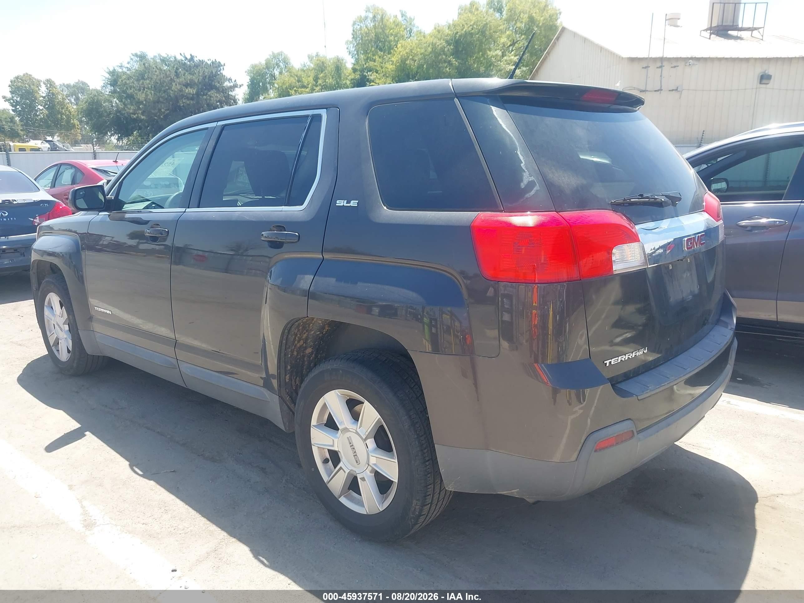 2013 Gmc Terrain Sle-1 Gray vin: 2GKALMEKXD6203721