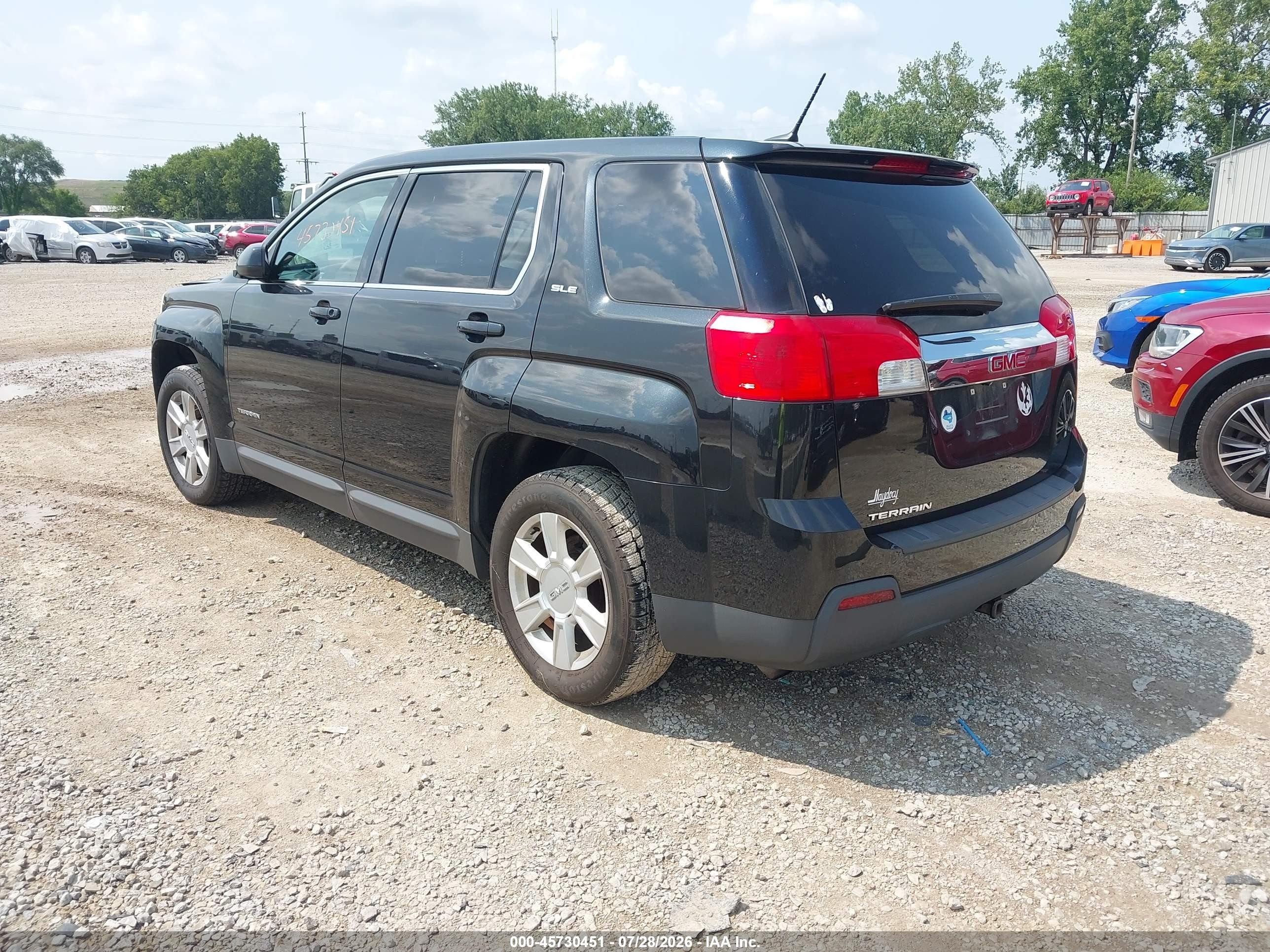 2013 Gmc Terrain Sle-1 Черный vin: 2GKALMEKXD6294490
