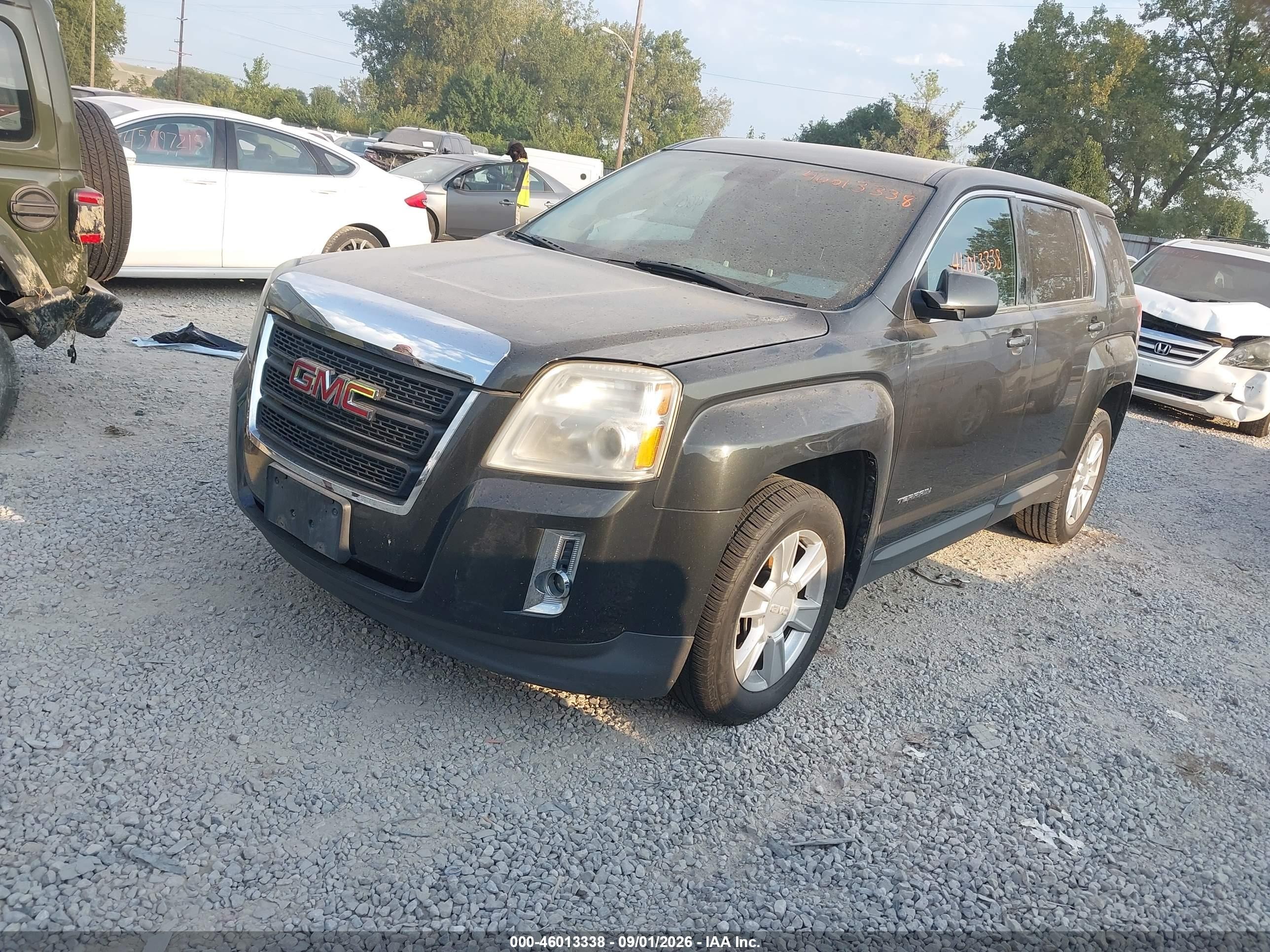 2013 Gmc Terrain Sle-1 Gray vin: 2GKALMEKXD6350315