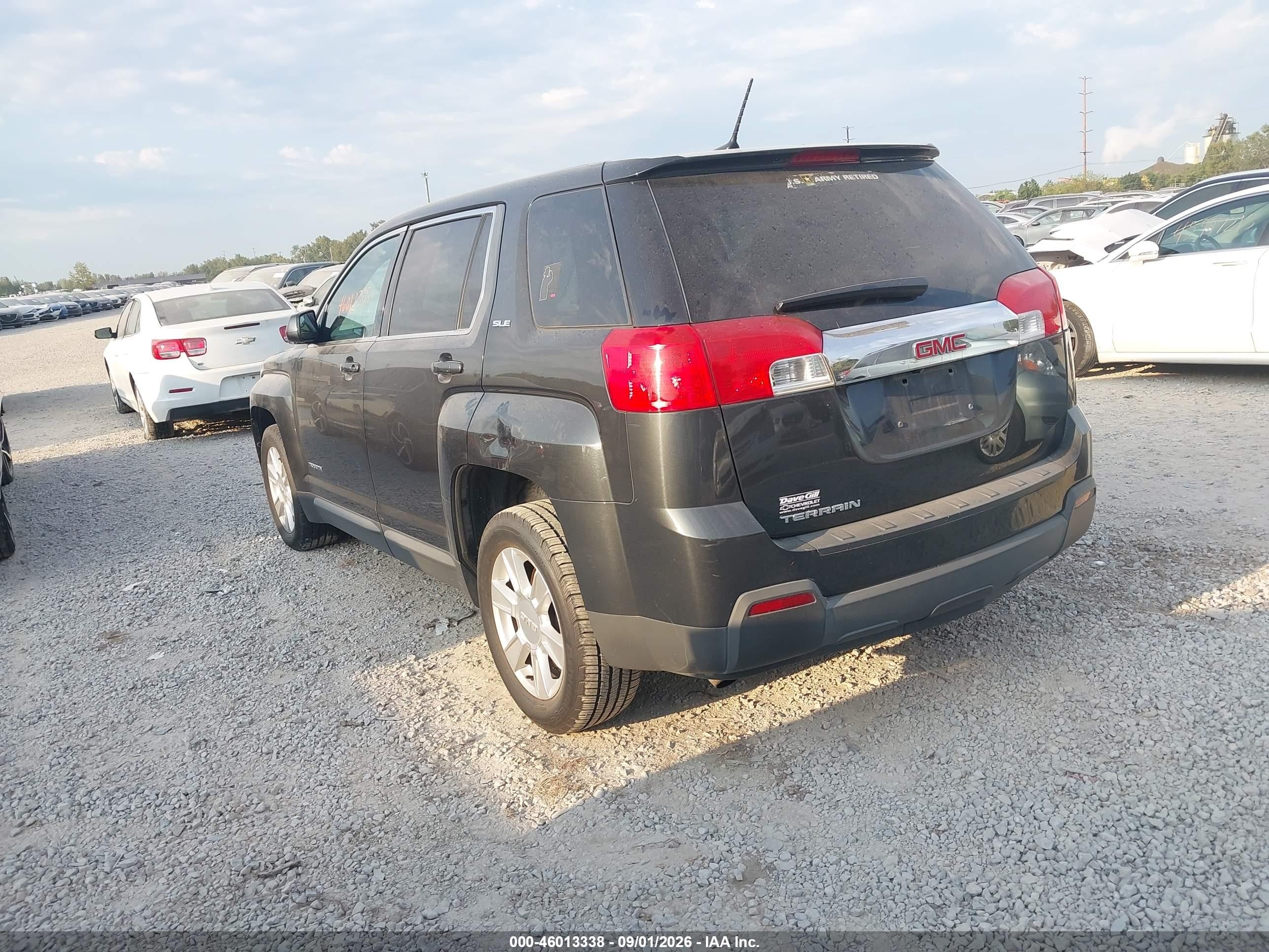2013 Gmc Terrain Sle-1 Gray vin: 2GKALMEKXD6350315