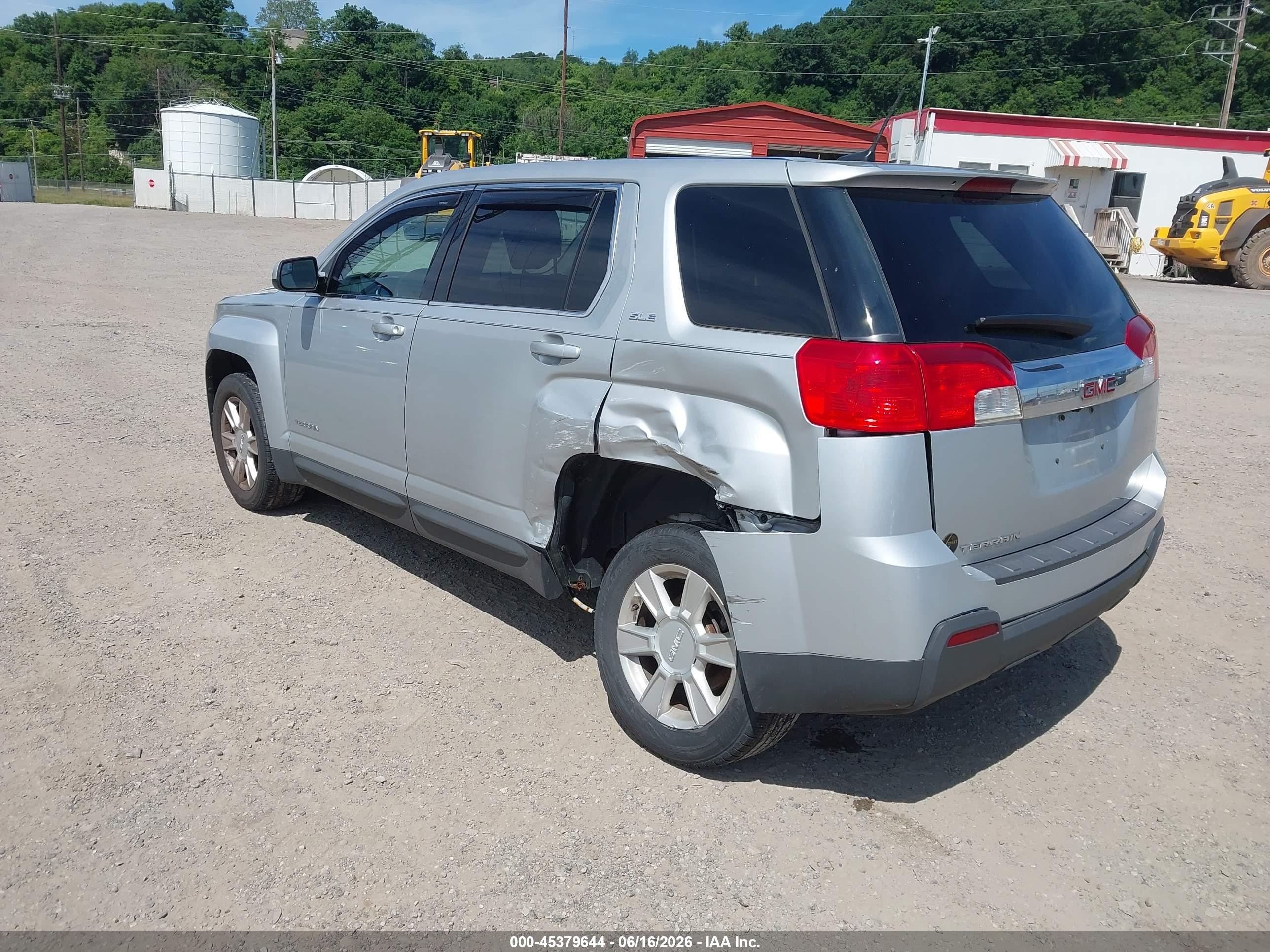 2013 Gmc Terrain Sle-1 Silver vin: 2GKALMEKXD6360035