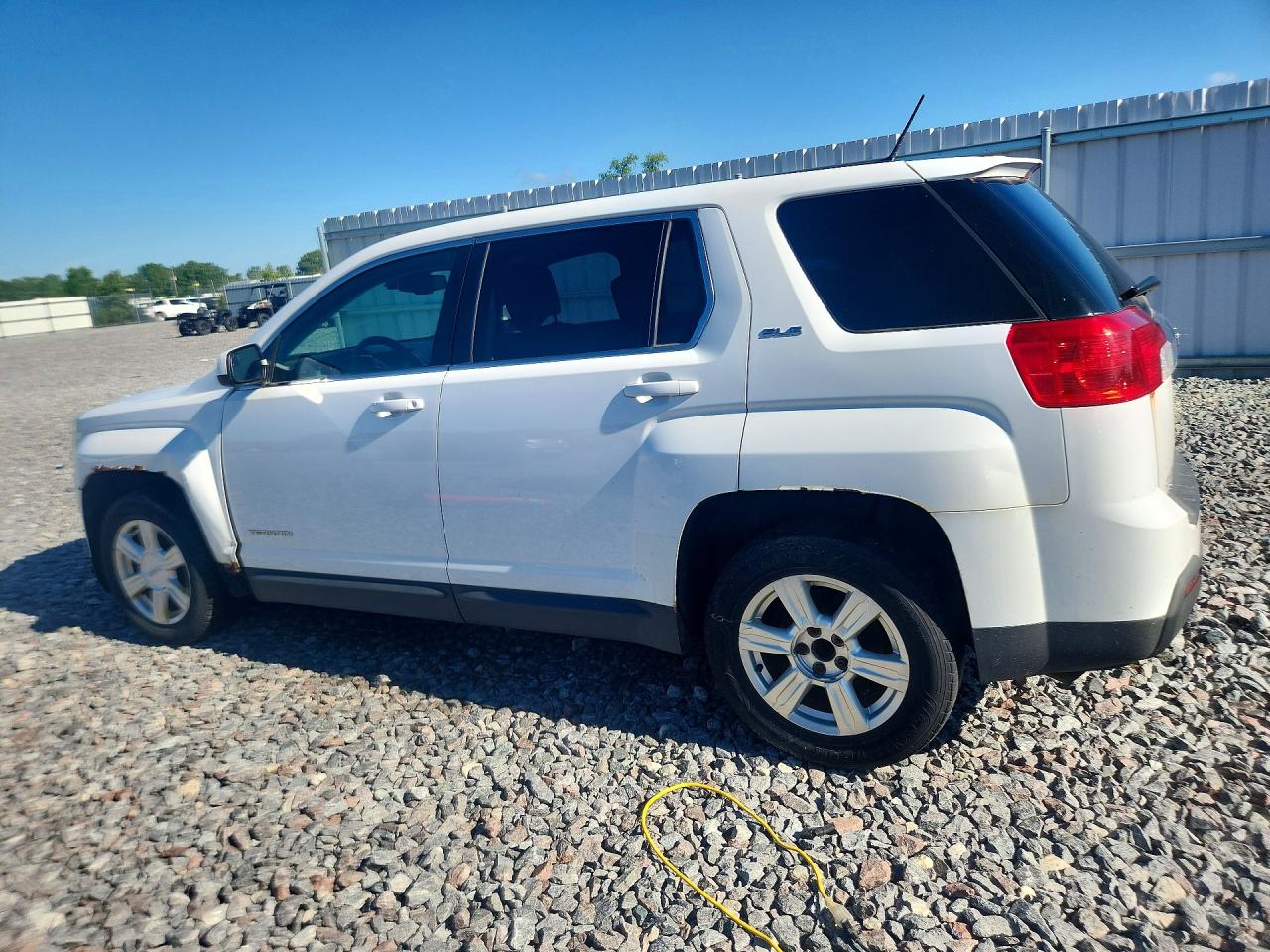 2014 Gmc Terrain Sle White vin: 2GKALMEKXE6167577