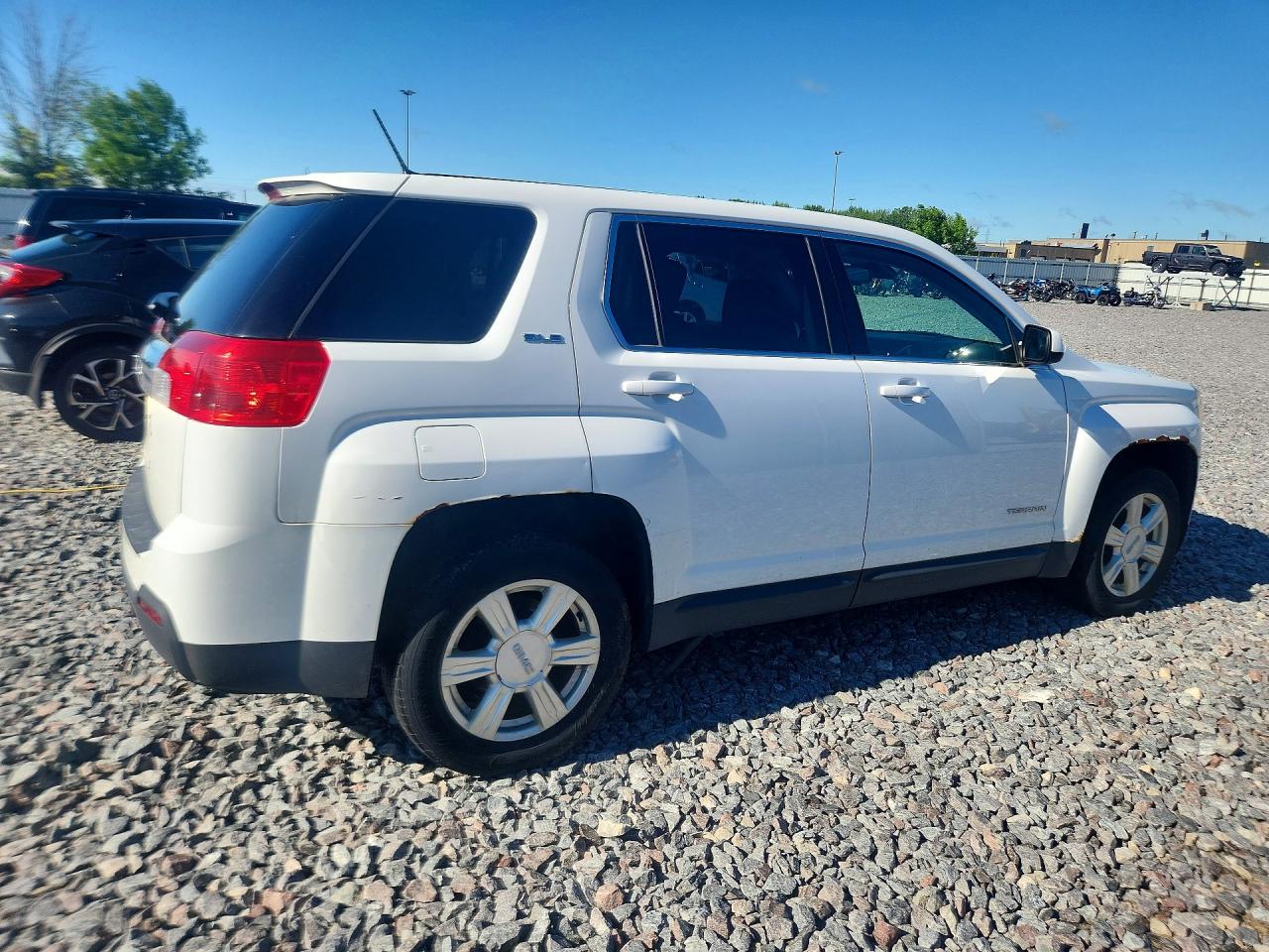 2014 Gmc Terrain Sle White vin: 2GKALMEKXE6167577
