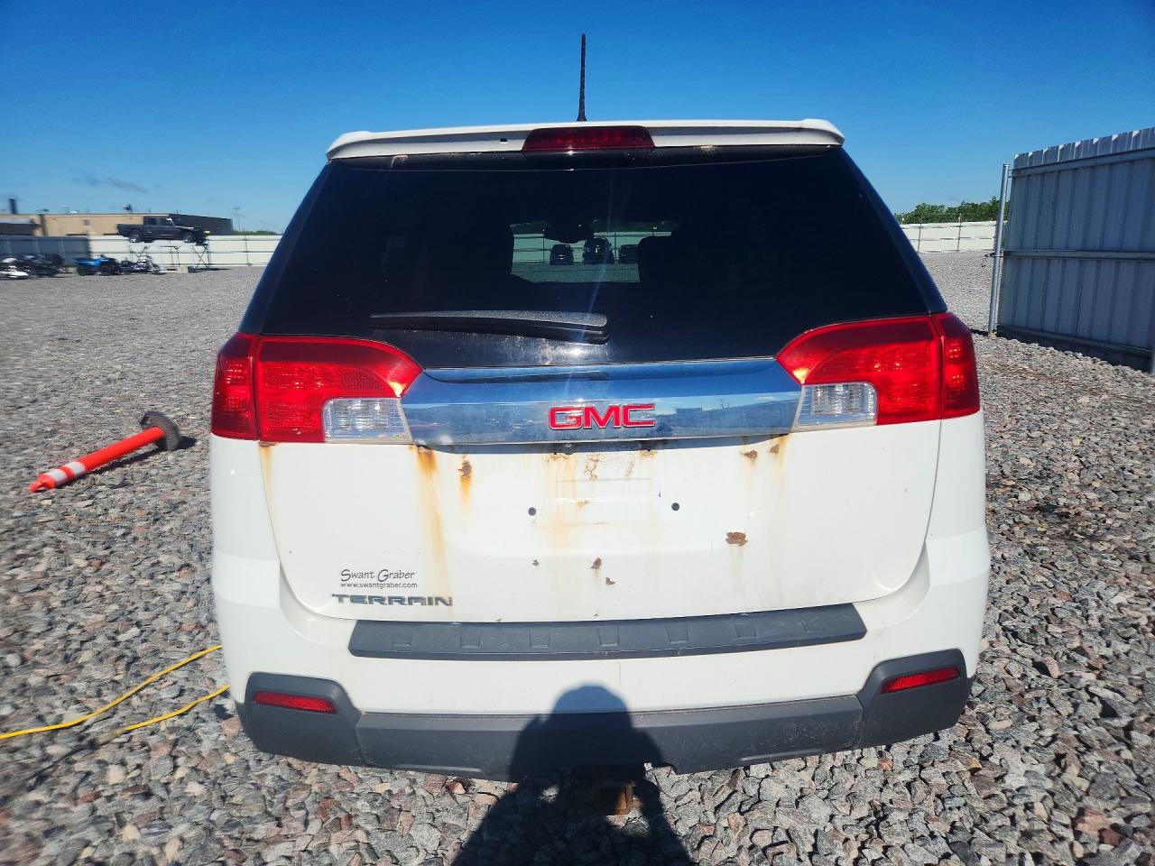 2014 Gmc Terrain Sle White vin: 2GKALMEKXE6167577
