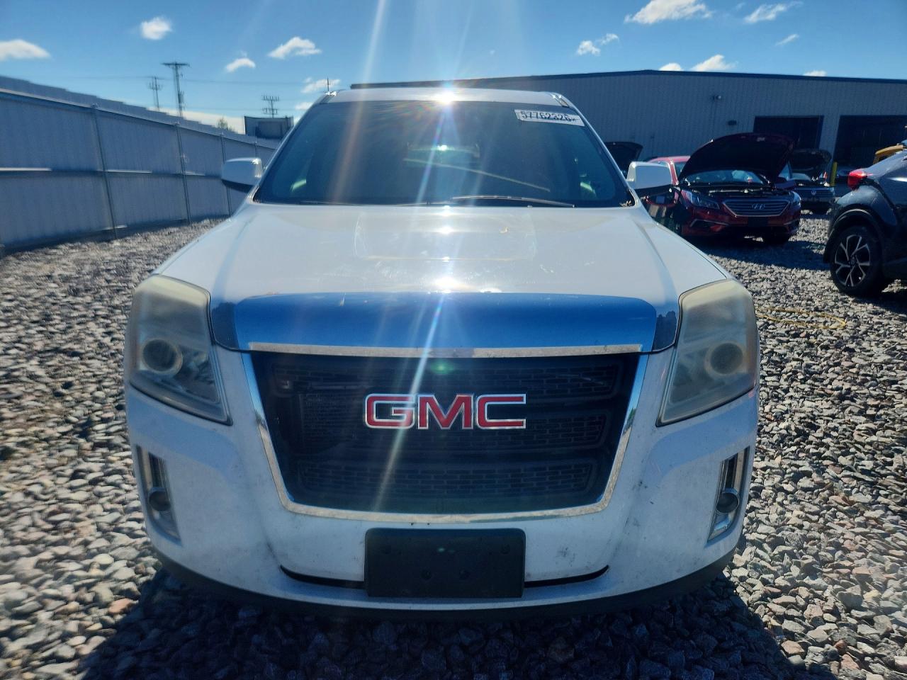 2014 Gmc Terrain Sle White vin: 2GKALMEKXE6167577