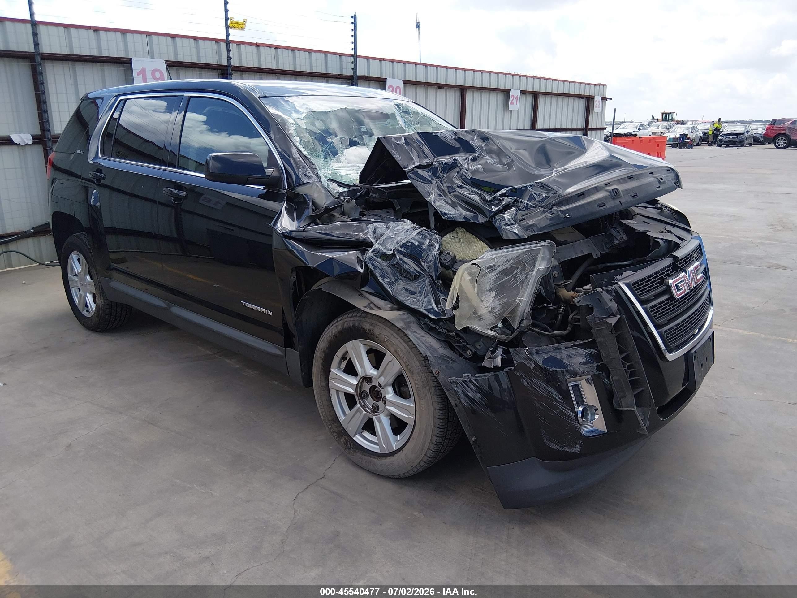 2014 Gmc Terrain Sle-1 Black vin: 2GKALMEKXE6182922