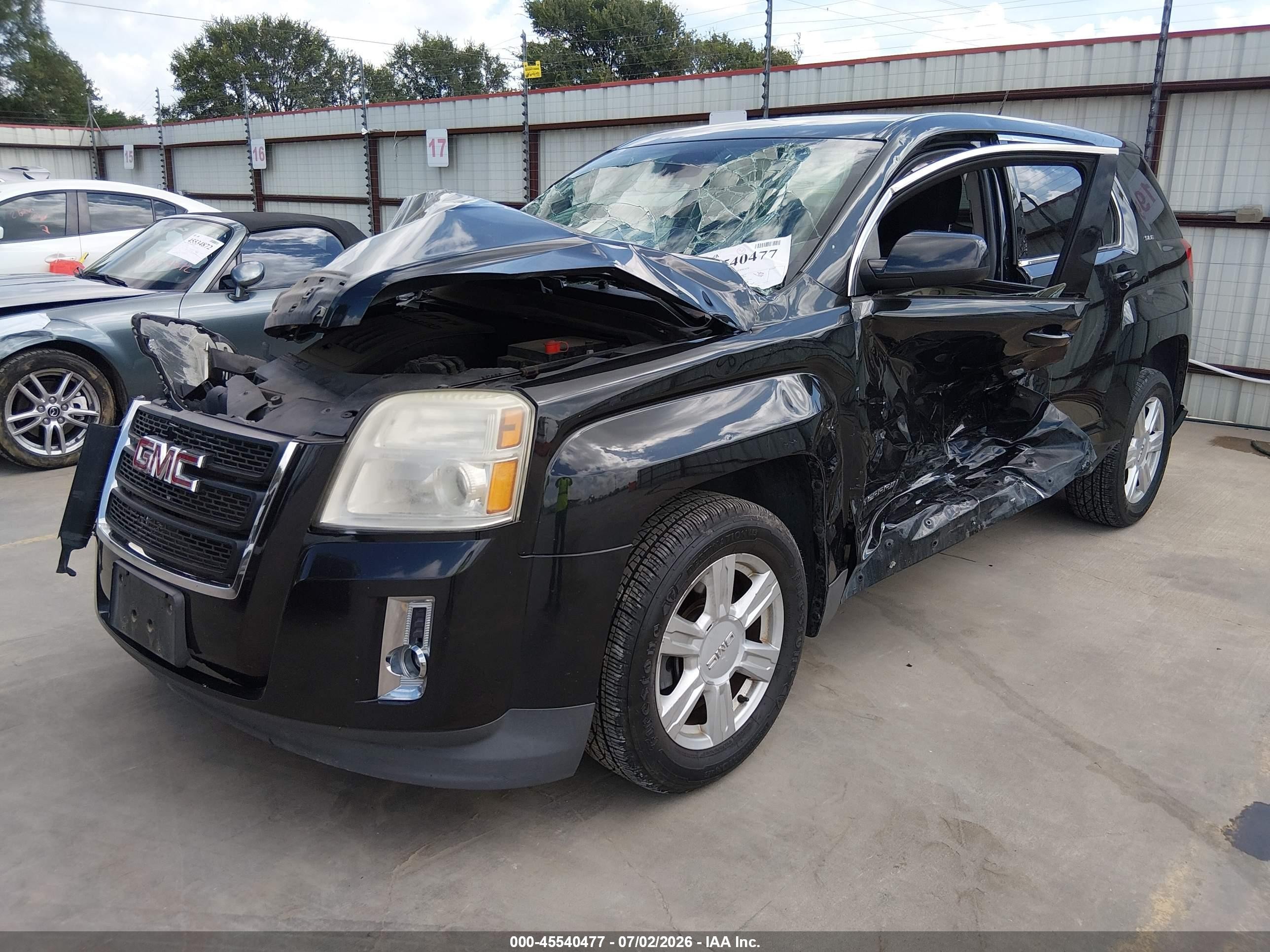 2014 Gmc Terrain Sle-1 Black vin: 2GKALMEKXE6182922