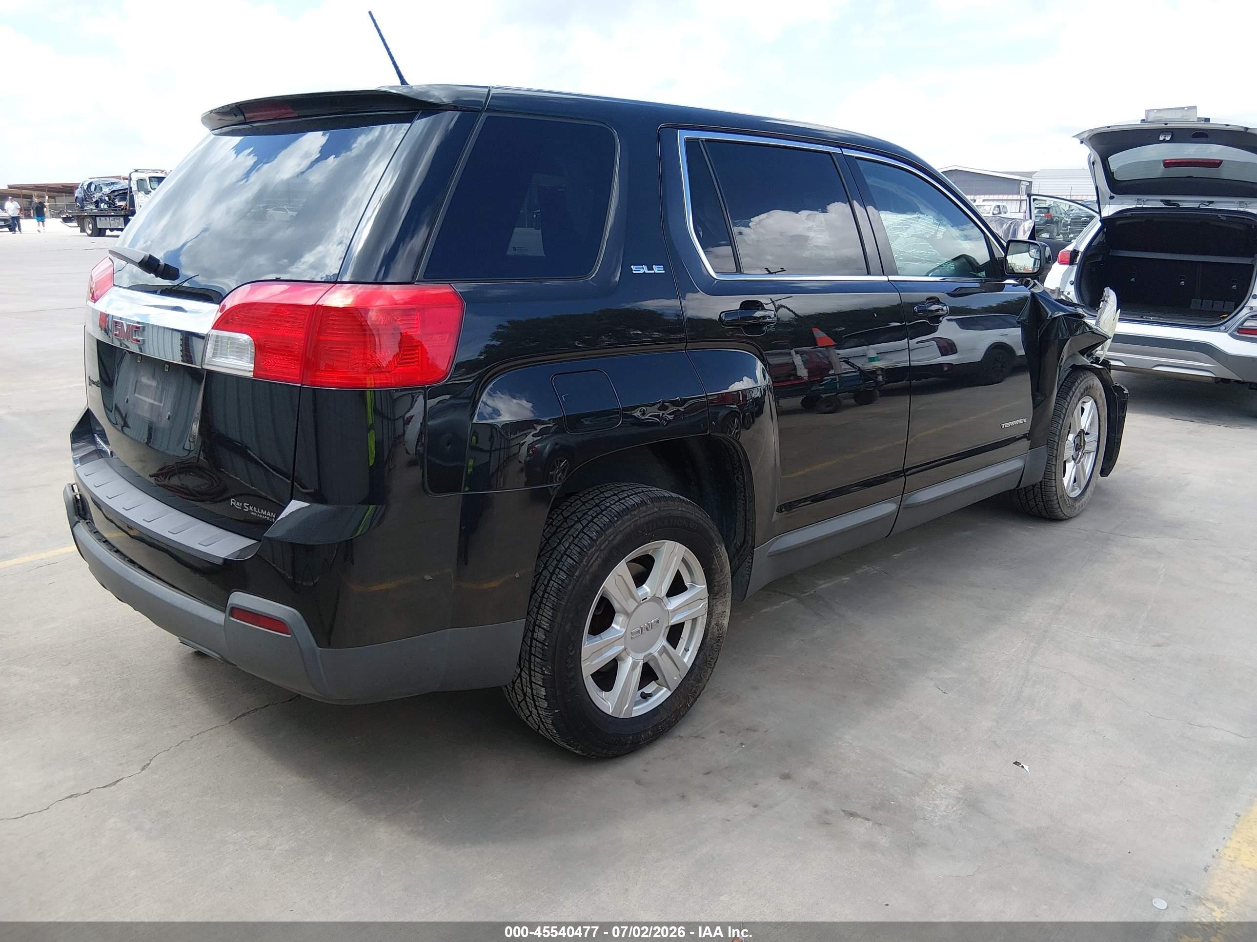 2014 Gmc Terrain Sle-1 Black vin: 2GKALMEKXE6182922