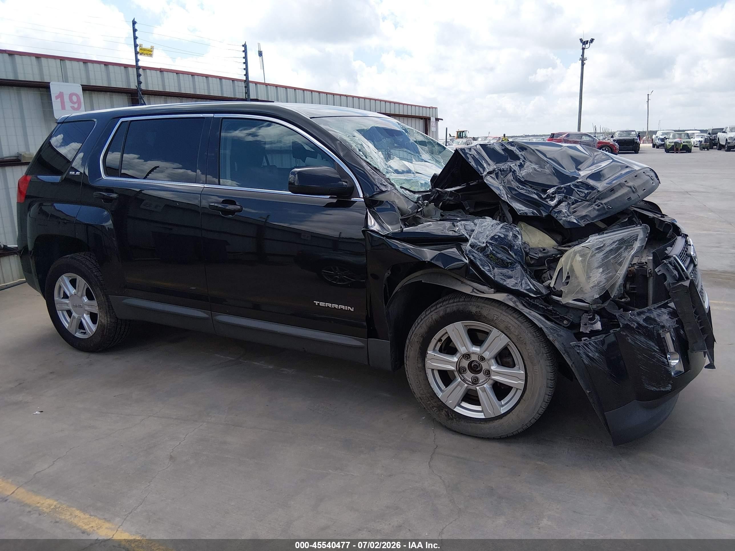 2014 Gmc Terrain Sle-1 Black vin: 2GKALMEKXE6182922