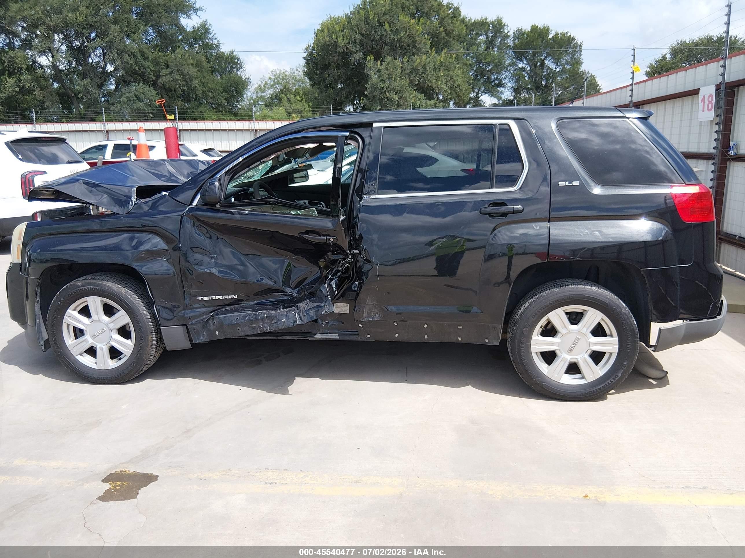 2014 Gmc Terrain Sle-1 Black vin: 2GKALMEKXE6182922
