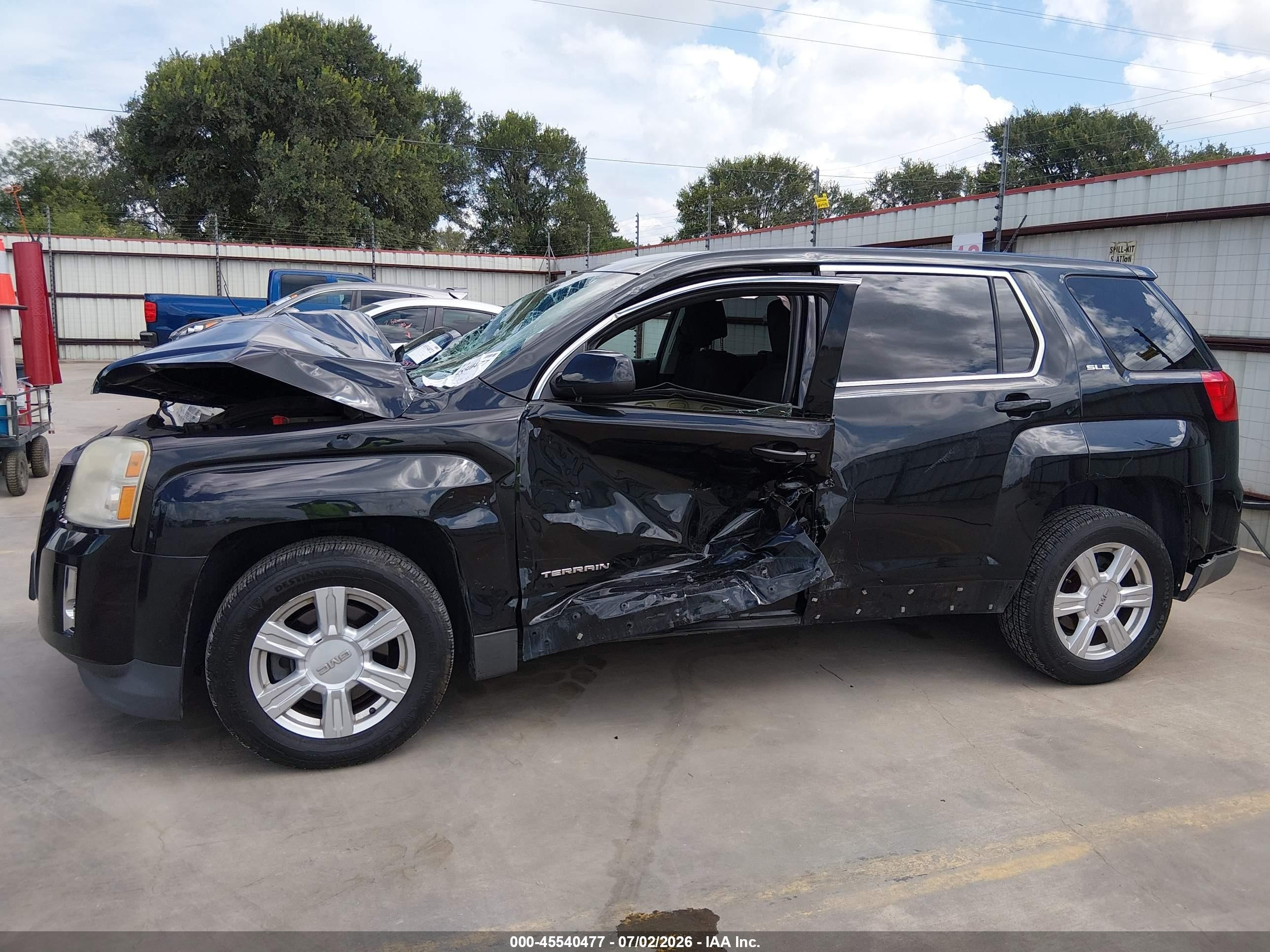 2014 Gmc Terrain Sle-1 Black vin: 2GKALMEKXE6182922