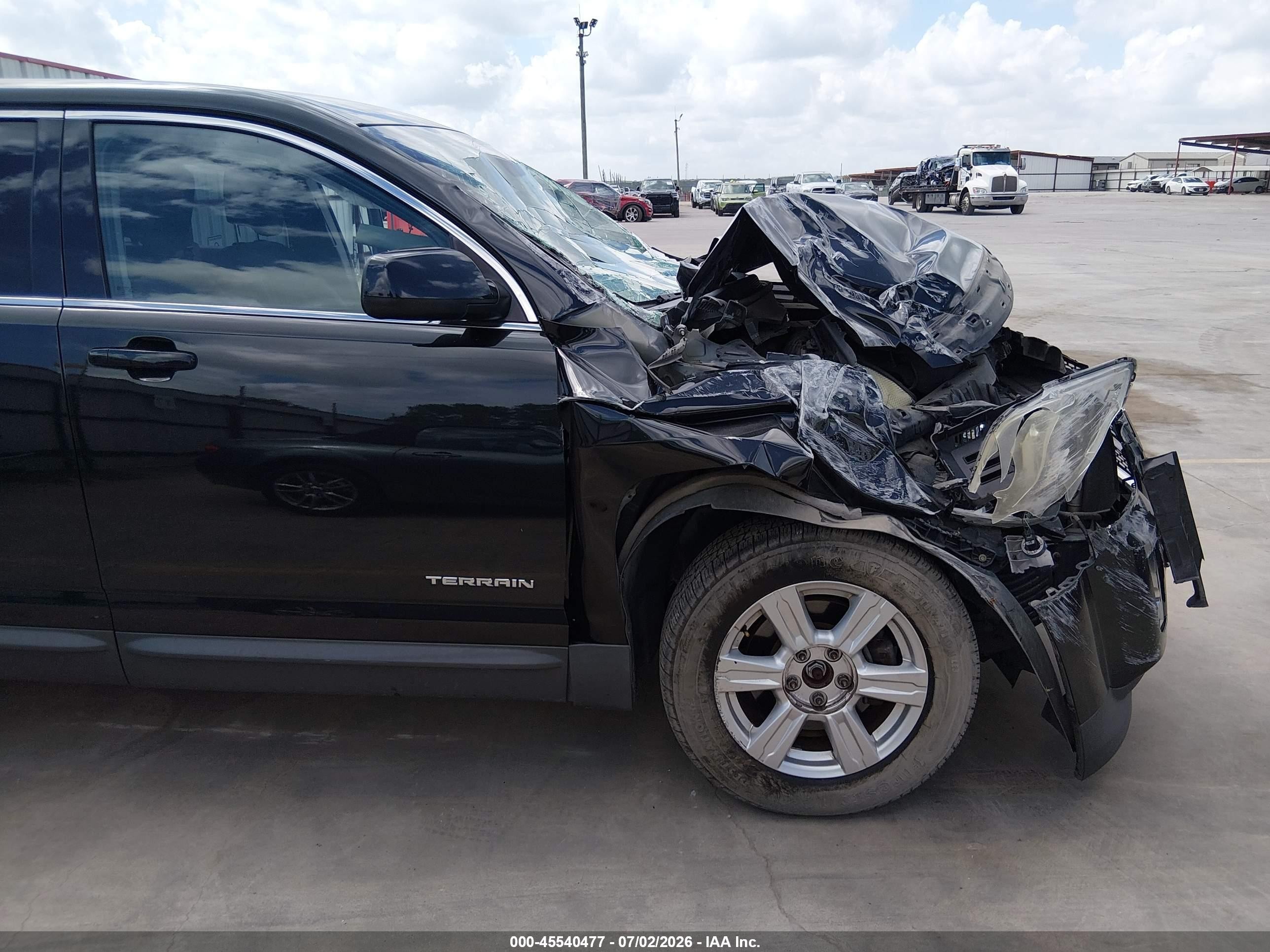 2014 Gmc Terrain Sle-1 Black vin: 2GKALMEKXE6182922