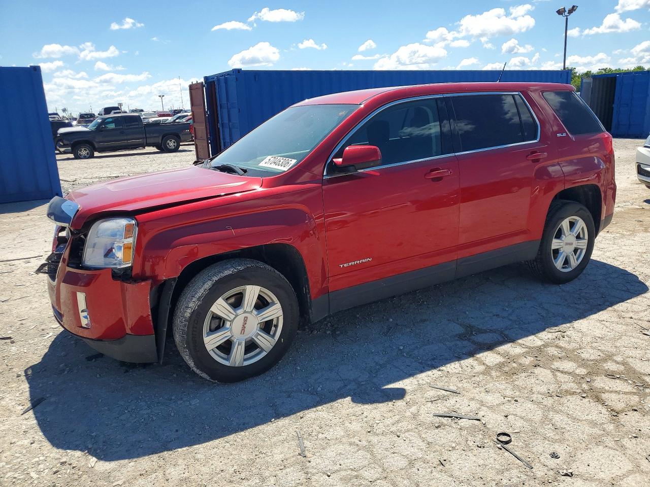 2014 Gmc Terrain Sle Red vin: 2GKALMEKXE6185450