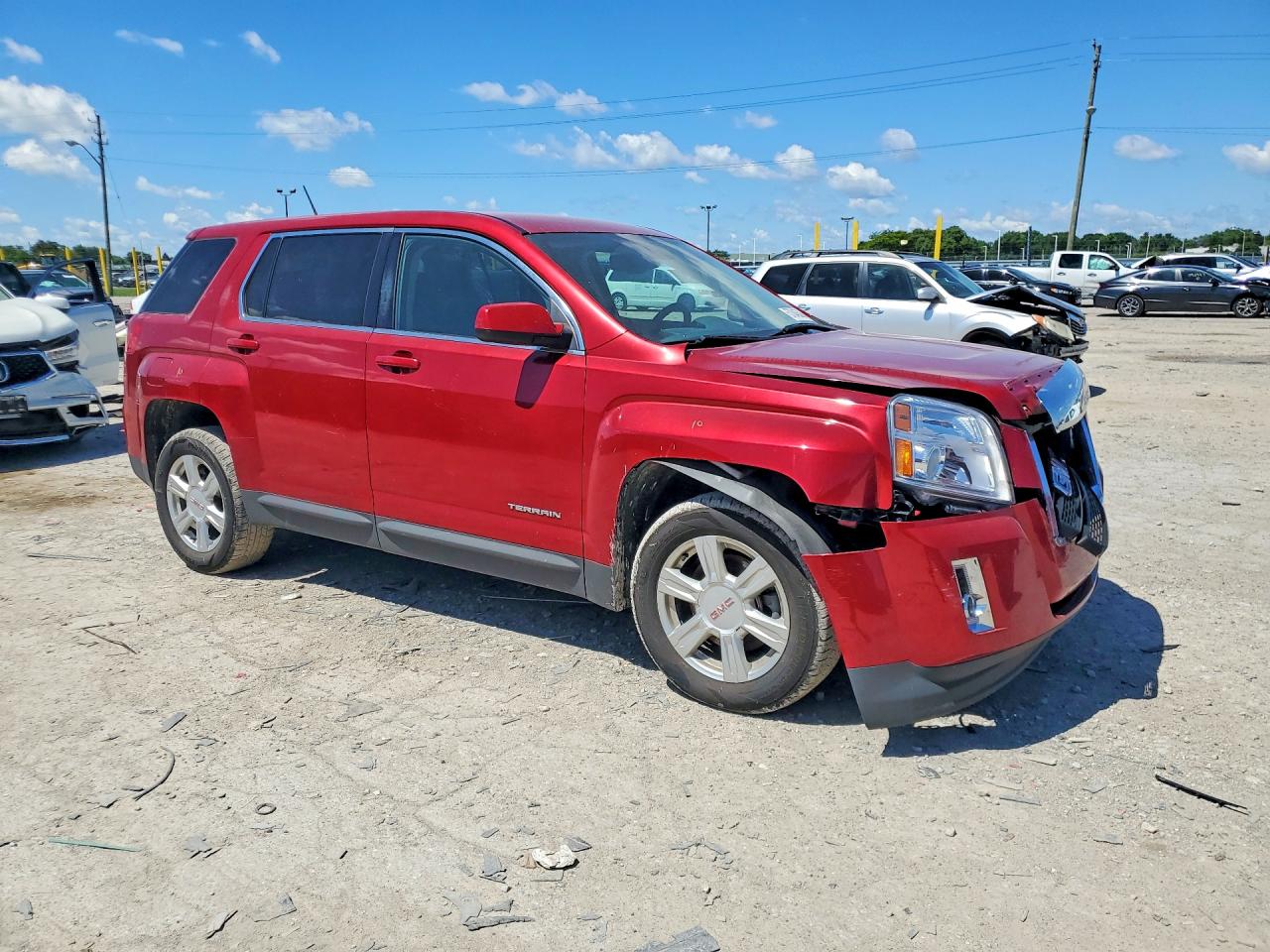 2014 Gmc Terrain Sle Red vin: 2GKALMEKXE6185450