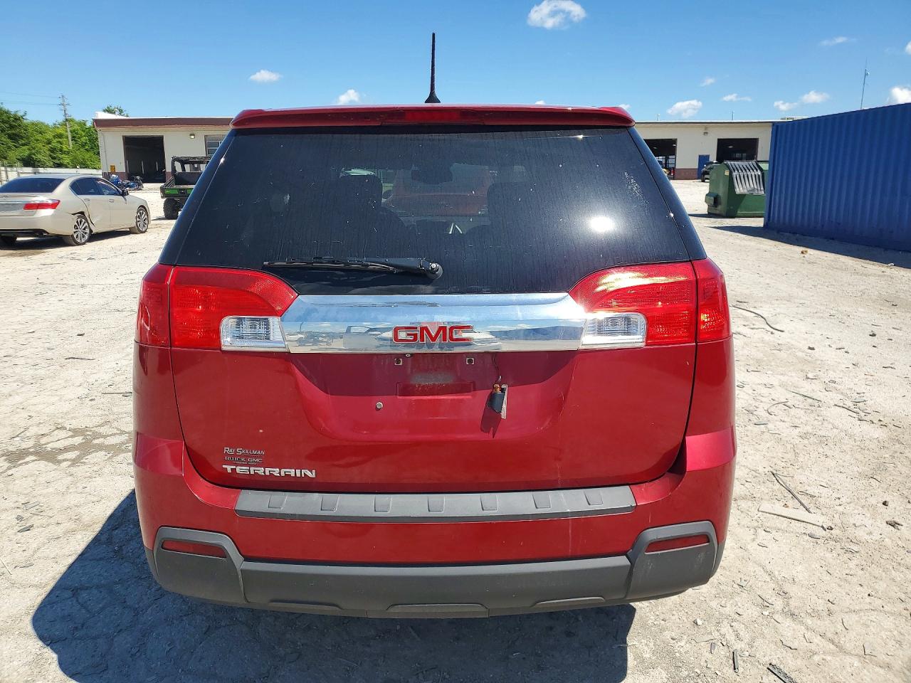 2014 Gmc Terrain Sle Red vin: 2GKALMEKXE6185450