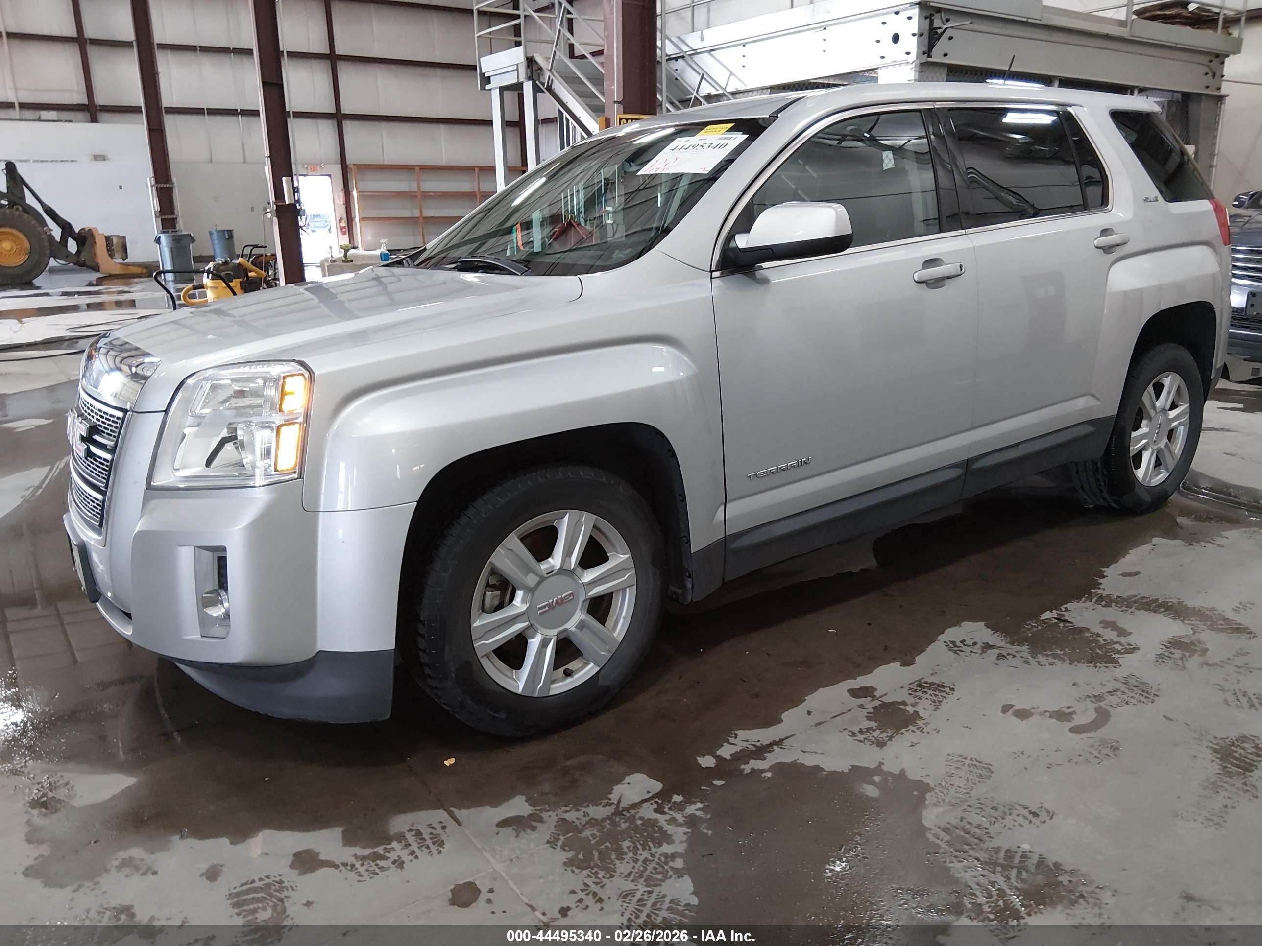 2014 Gmc Terrain Sle-1 Gray vin: 2GKALMEKXE6202196