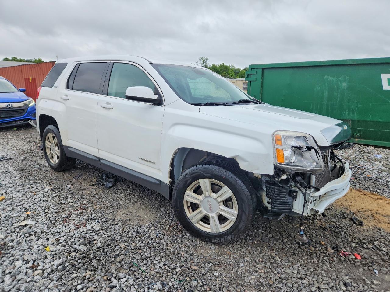 2014 Gmc Terrain Sle Белый vin: 2GKALMEKXE6275293