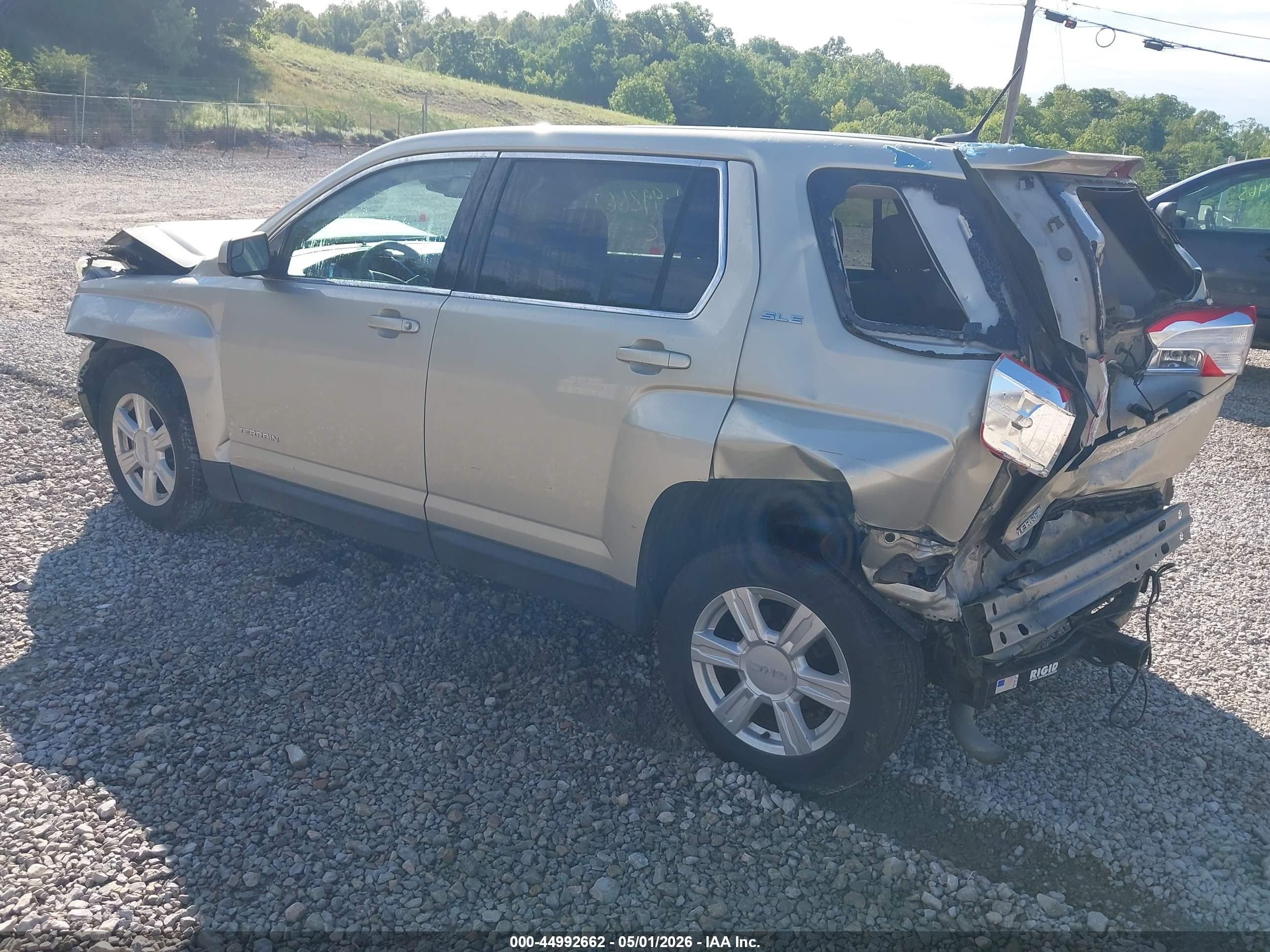 2014 Gmc Terrain Sle-1 Silver vin: 2GKALMEKXE6310513