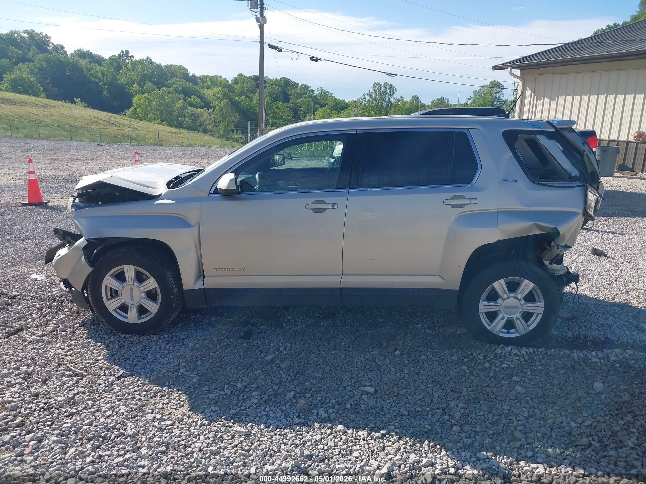 2014 Gmc Terrain Sle-1 Silver vin: 2GKALMEKXE6310513