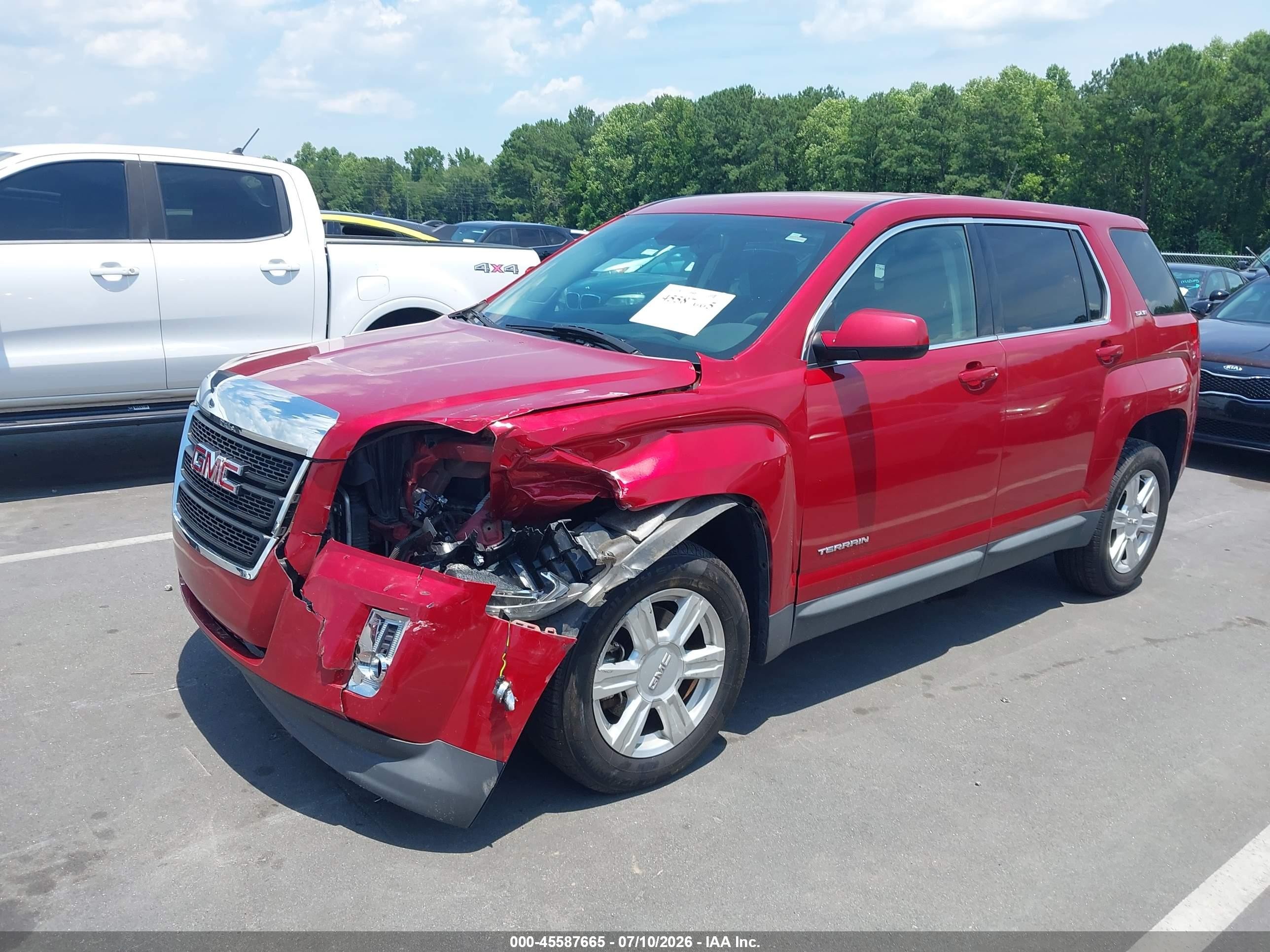 2014 Gmc Terrain Sle-1 Maroon vin: 2GKALMEKXE6324038