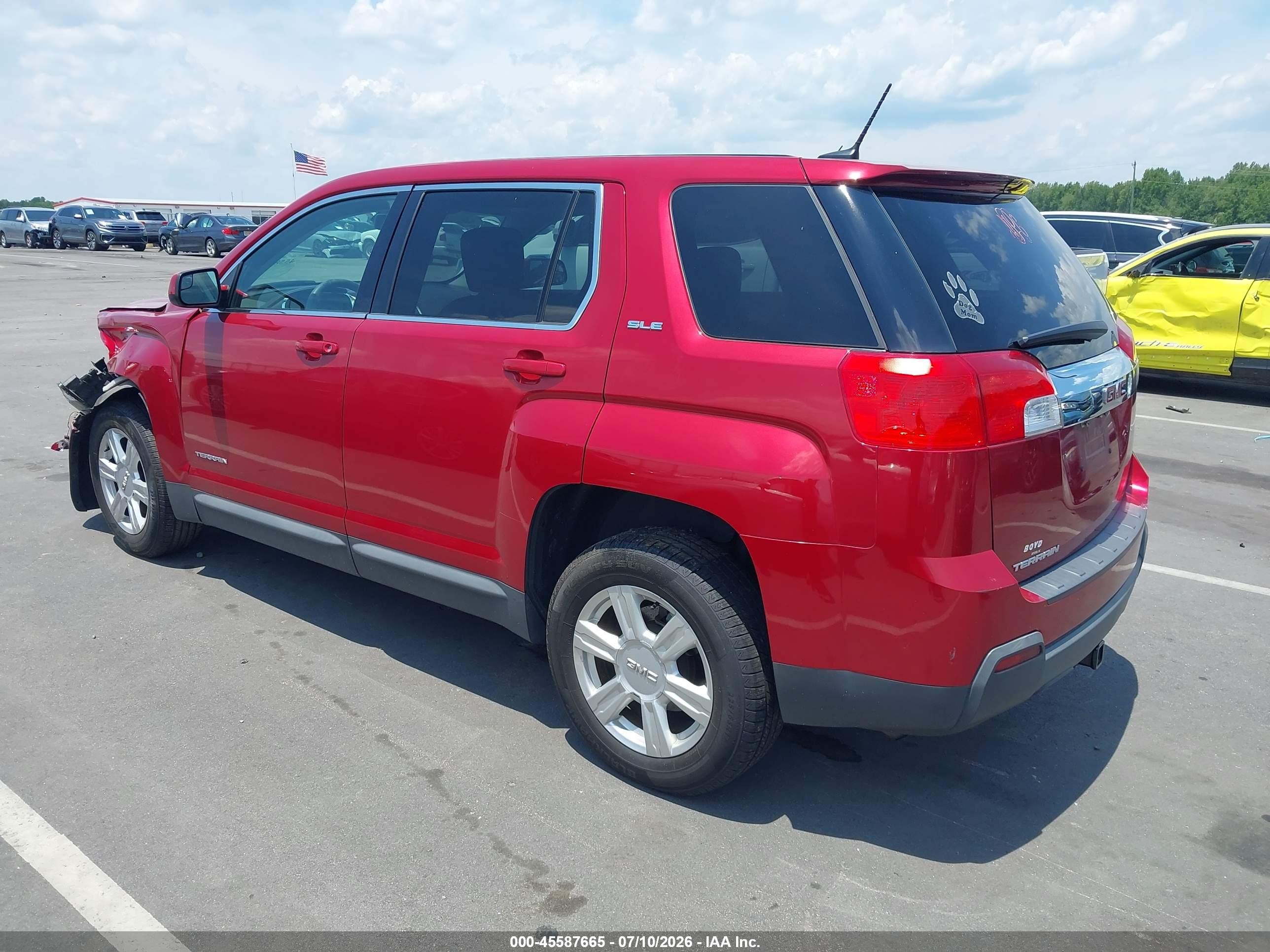 2014 Gmc Terrain Sle-1 Maroon vin: 2GKALMEKXE6324038