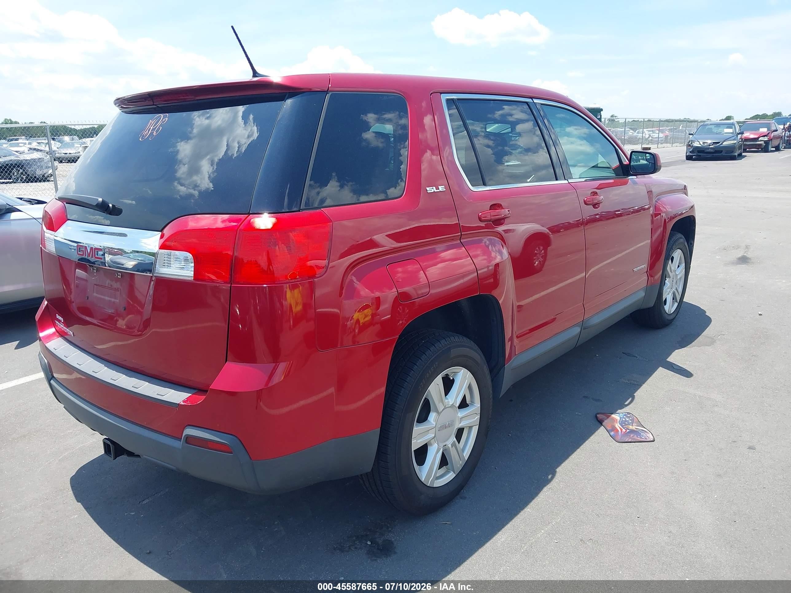 2014 Gmc Terrain Sle-1 Maroon vin: 2GKALMEKXE6324038