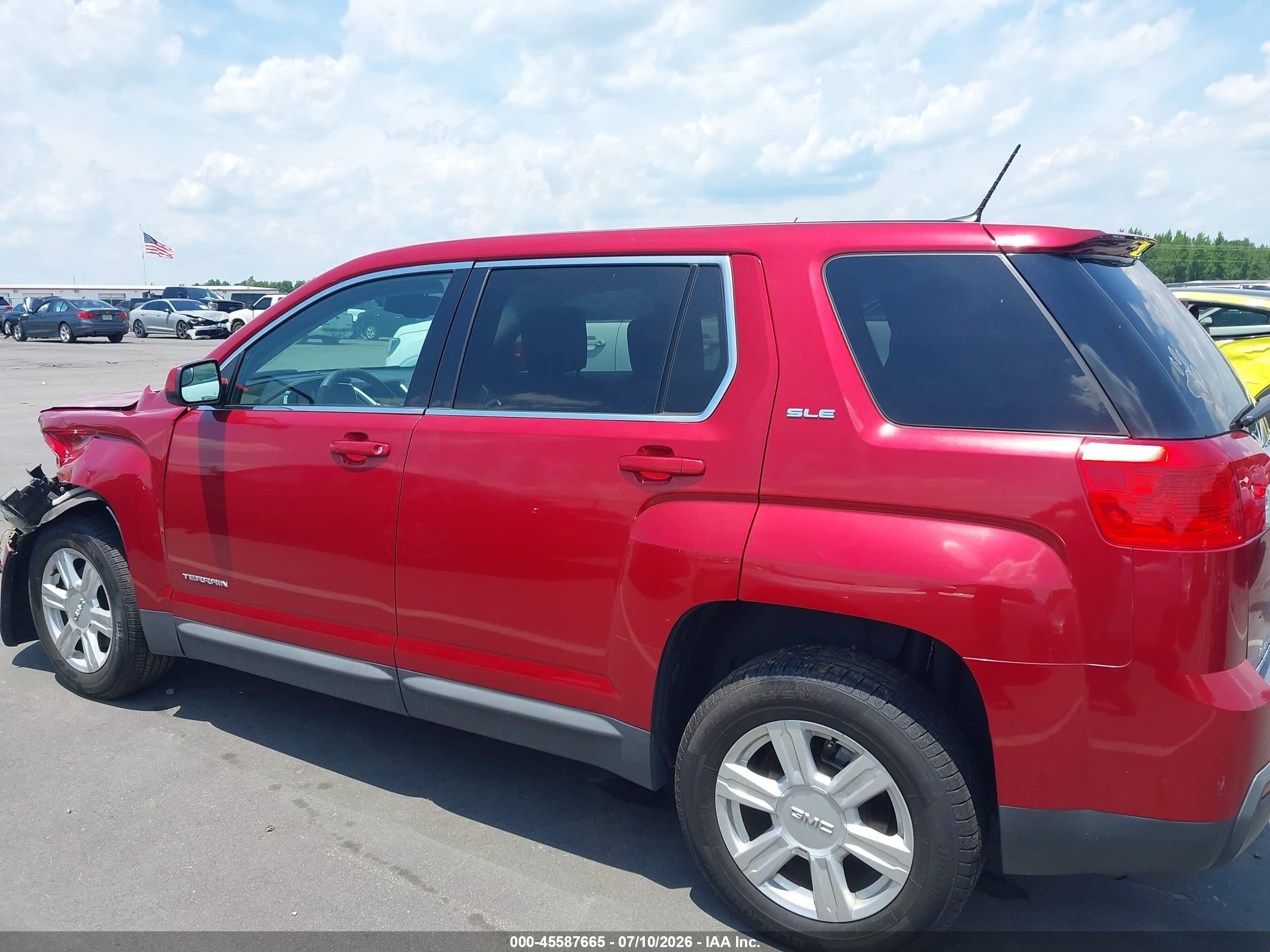 2014 Gmc Terrain Sle-1 Maroon vin: 2GKALMEKXE6324038