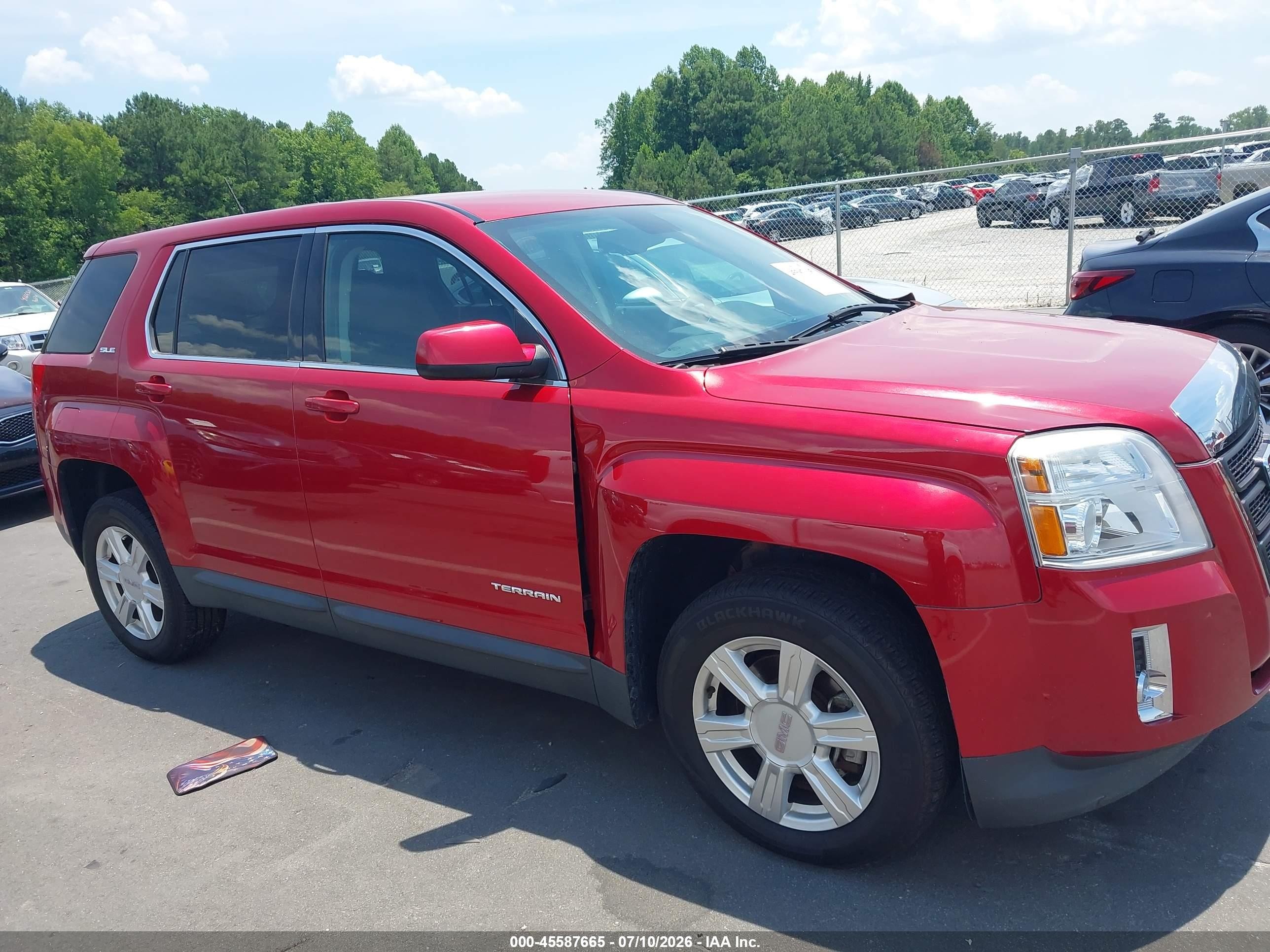 2014 Gmc Terrain Sle-1 Maroon vin: 2GKALMEKXE6324038