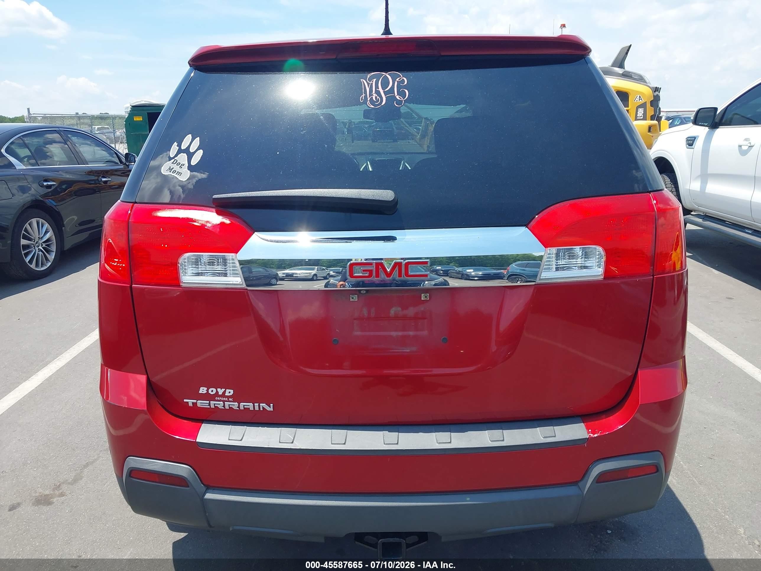 2014 Gmc Terrain Sle-1 Maroon vin: 2GKALMEKXE6324038