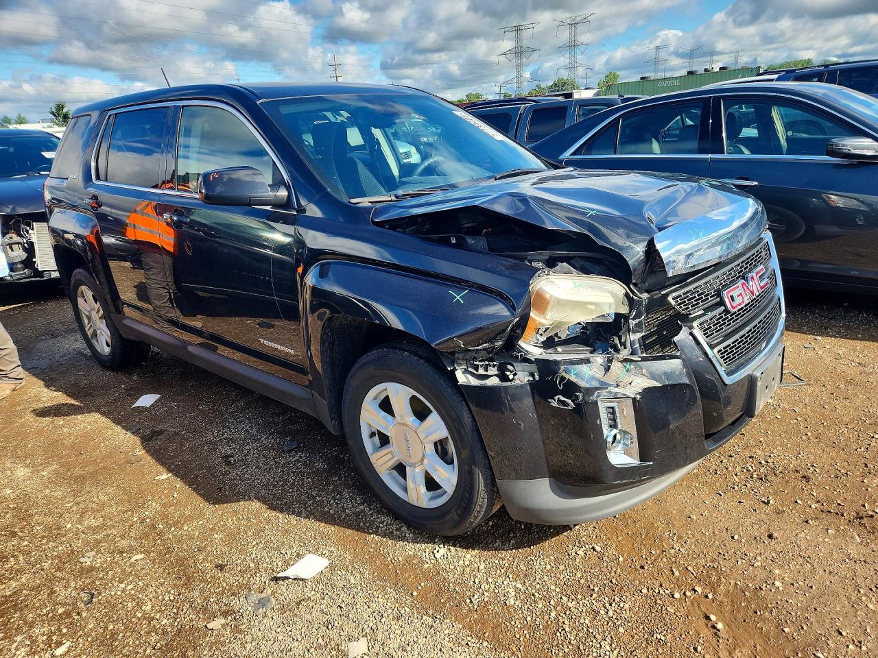 2014 Gmc Terrain Sle Черный vin: 2GKALMEKXE6332818