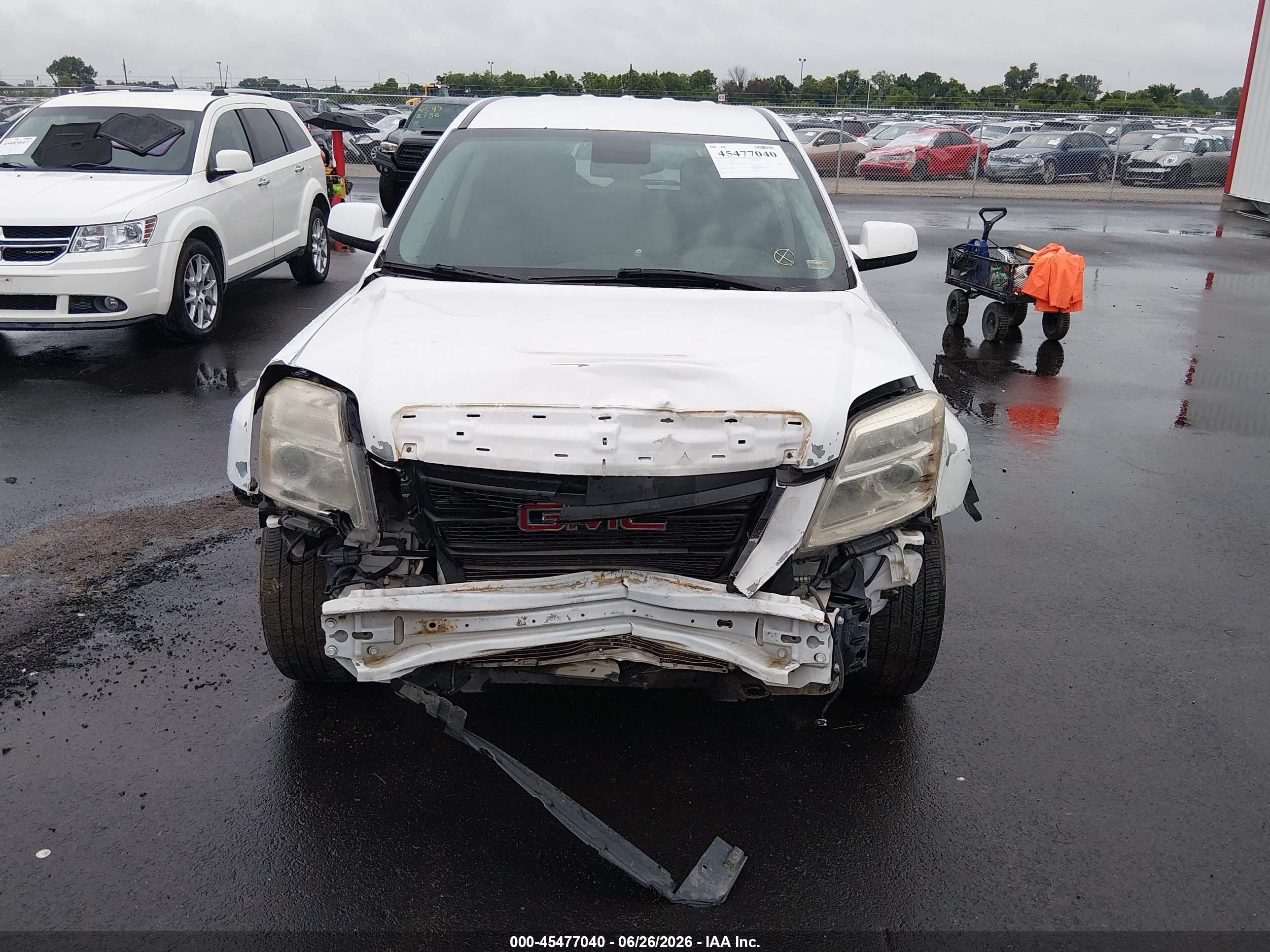 2015 Gmc Terrain Sle-1 White vin: 2GKALMEKXF6270709