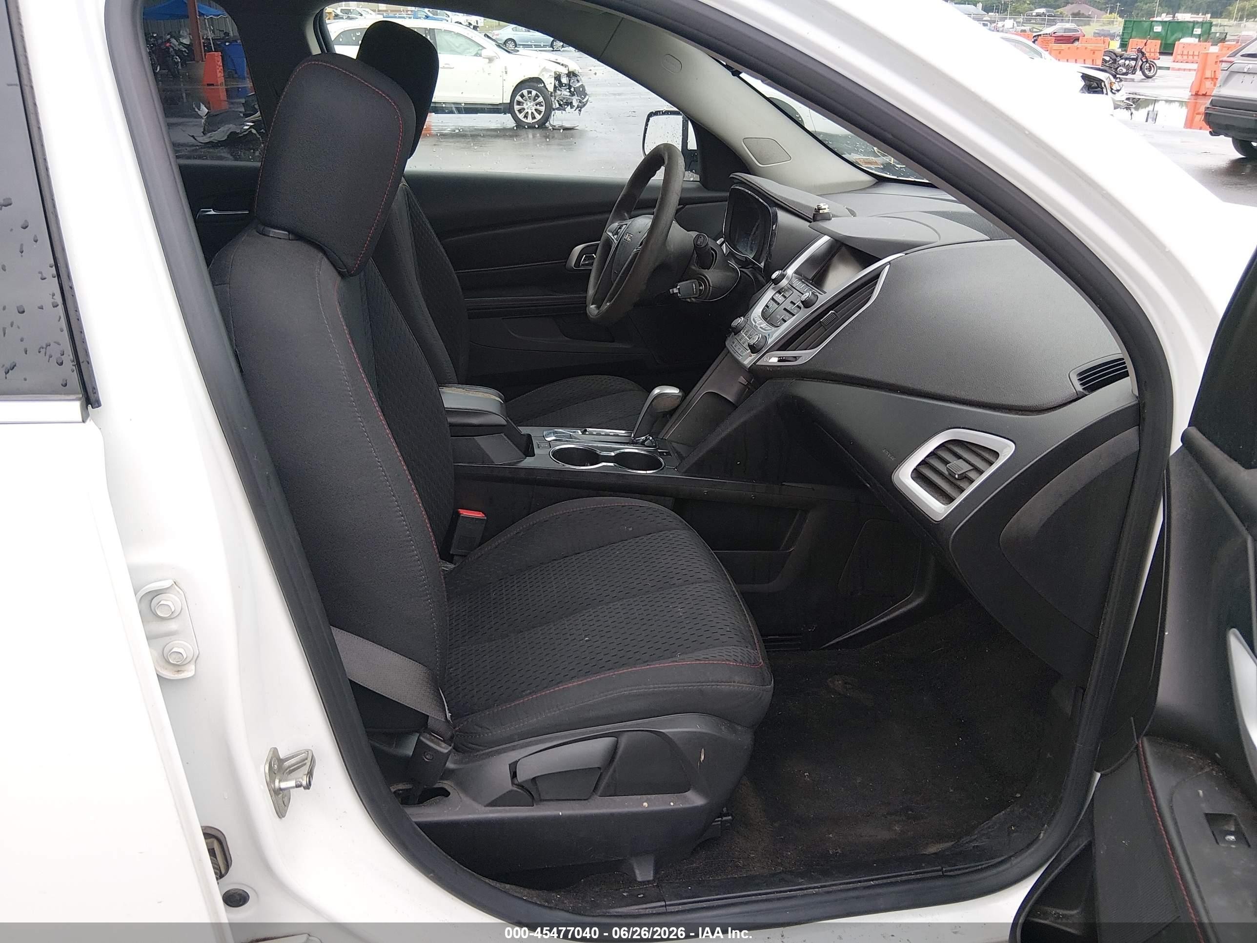 2015 Gmc Terrain Sle-1 White vin: 2GKALMEKXF6270709