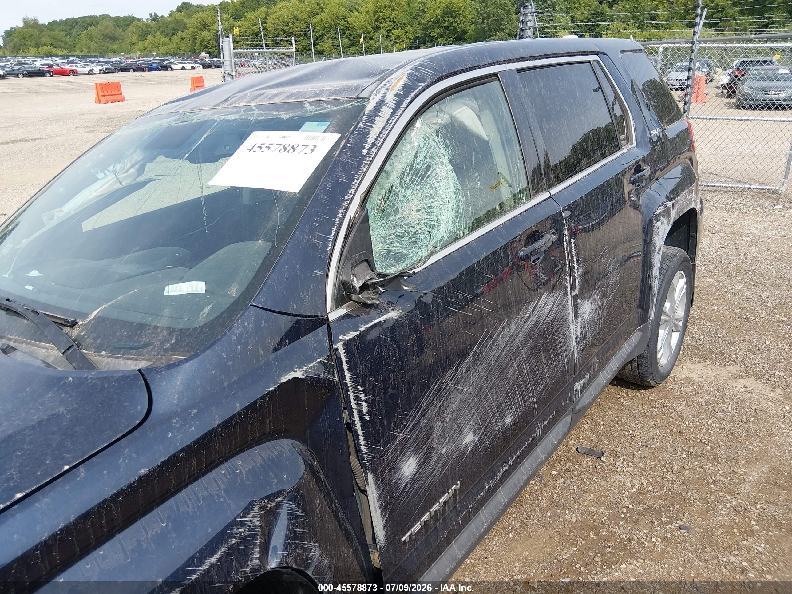 2017 Gmc Terrain Sle-1 Dark Blue vin: 2GKALMEKXH6201912