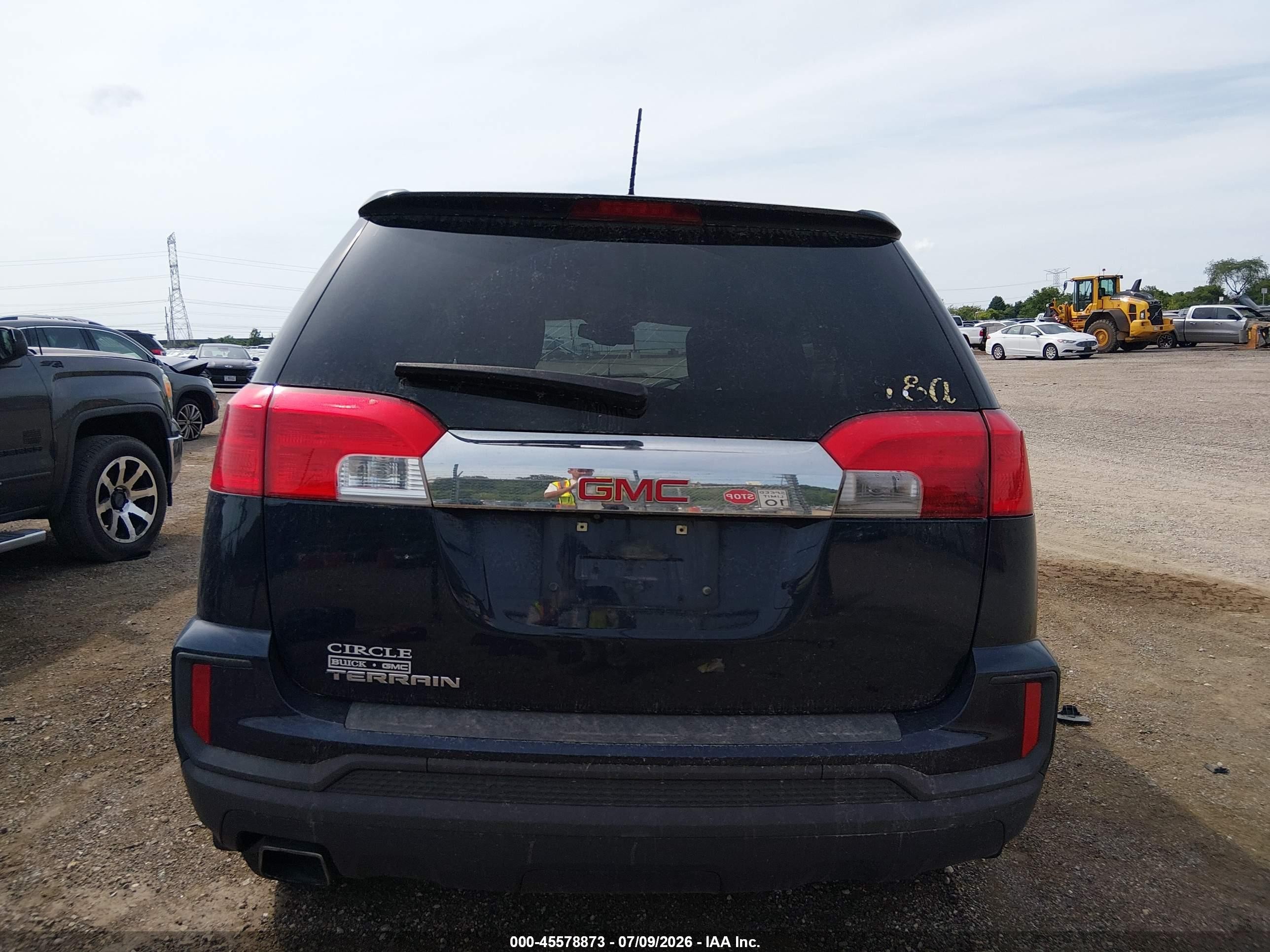 2017 Gmc Terrain Sle-1 Dark Blue vin: 2GKALMEKXH6201912