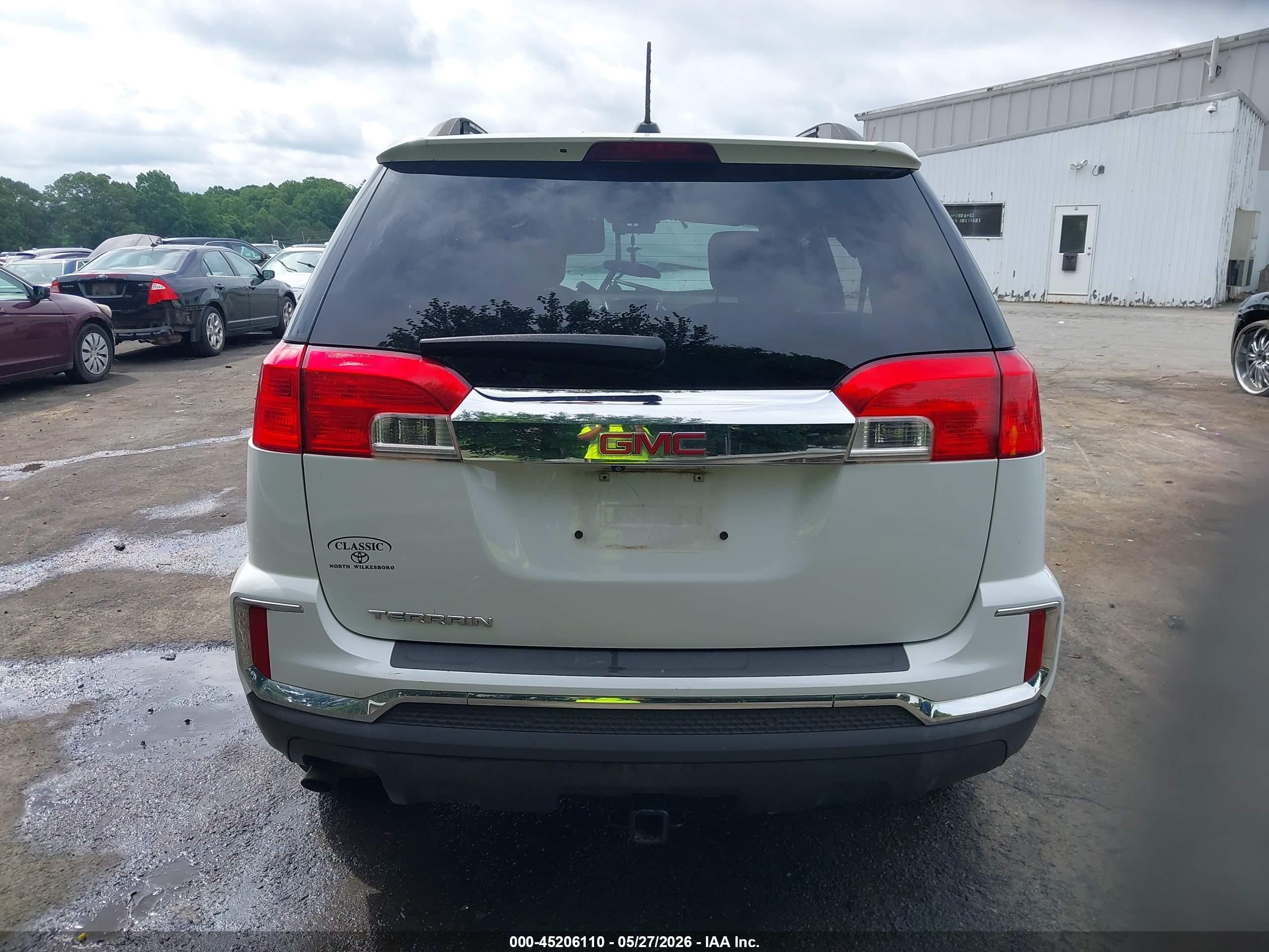 2016 Gmc Terrain Sle-2 Белый vin: 2GKALNEK2G6132119